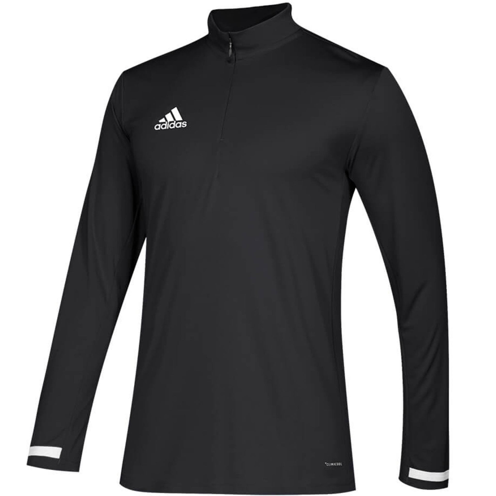 Adidas T19 1/4 Zip Men's Long Sleeve Top Black