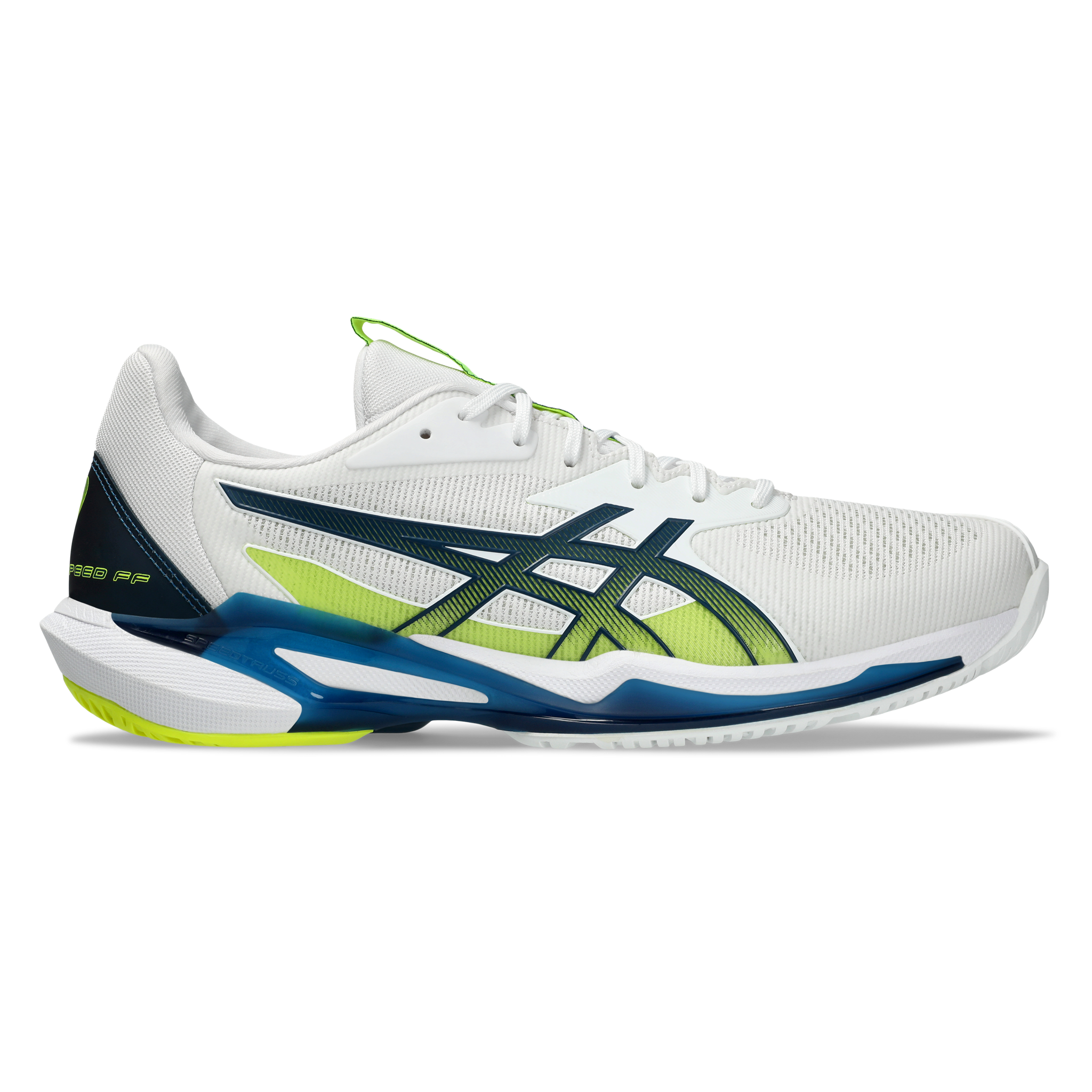asics solution speed white mako blue