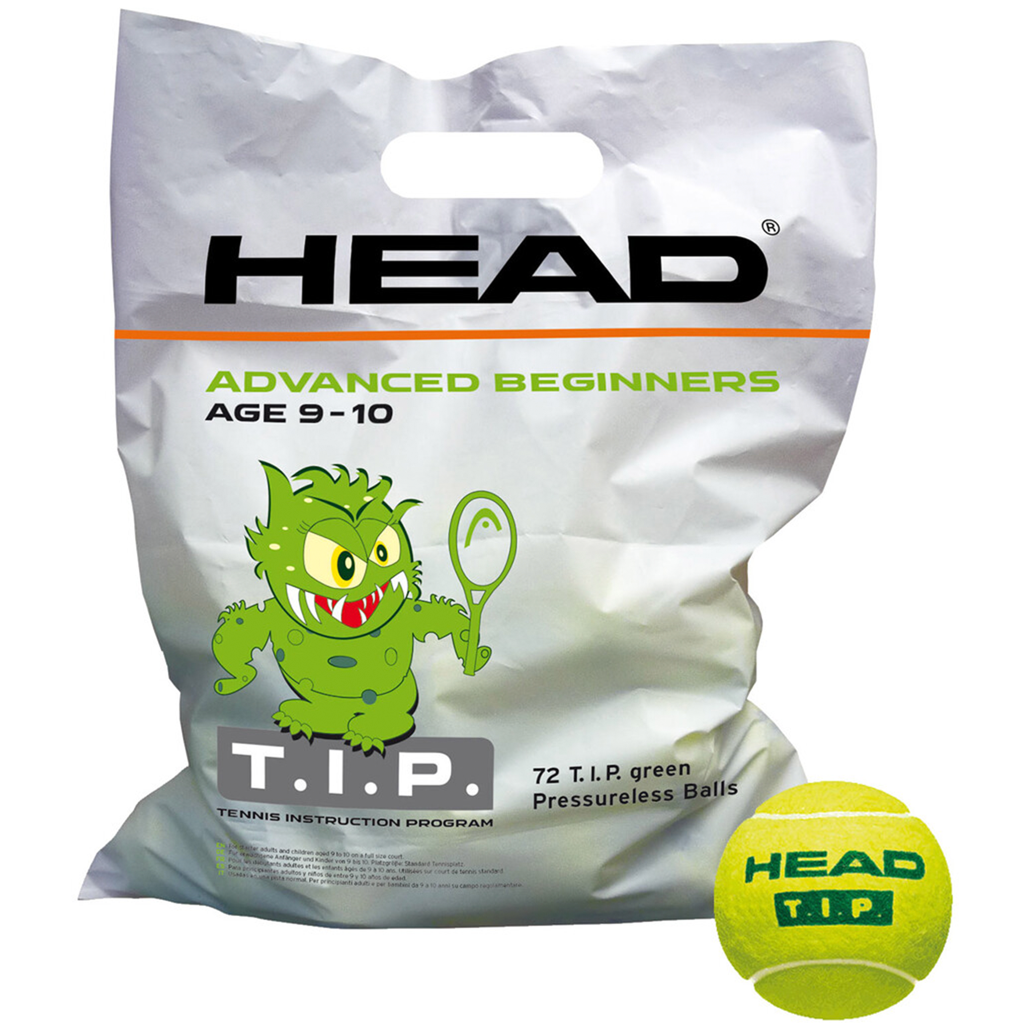 Head STAGE 1 Green Bag 72 Balls