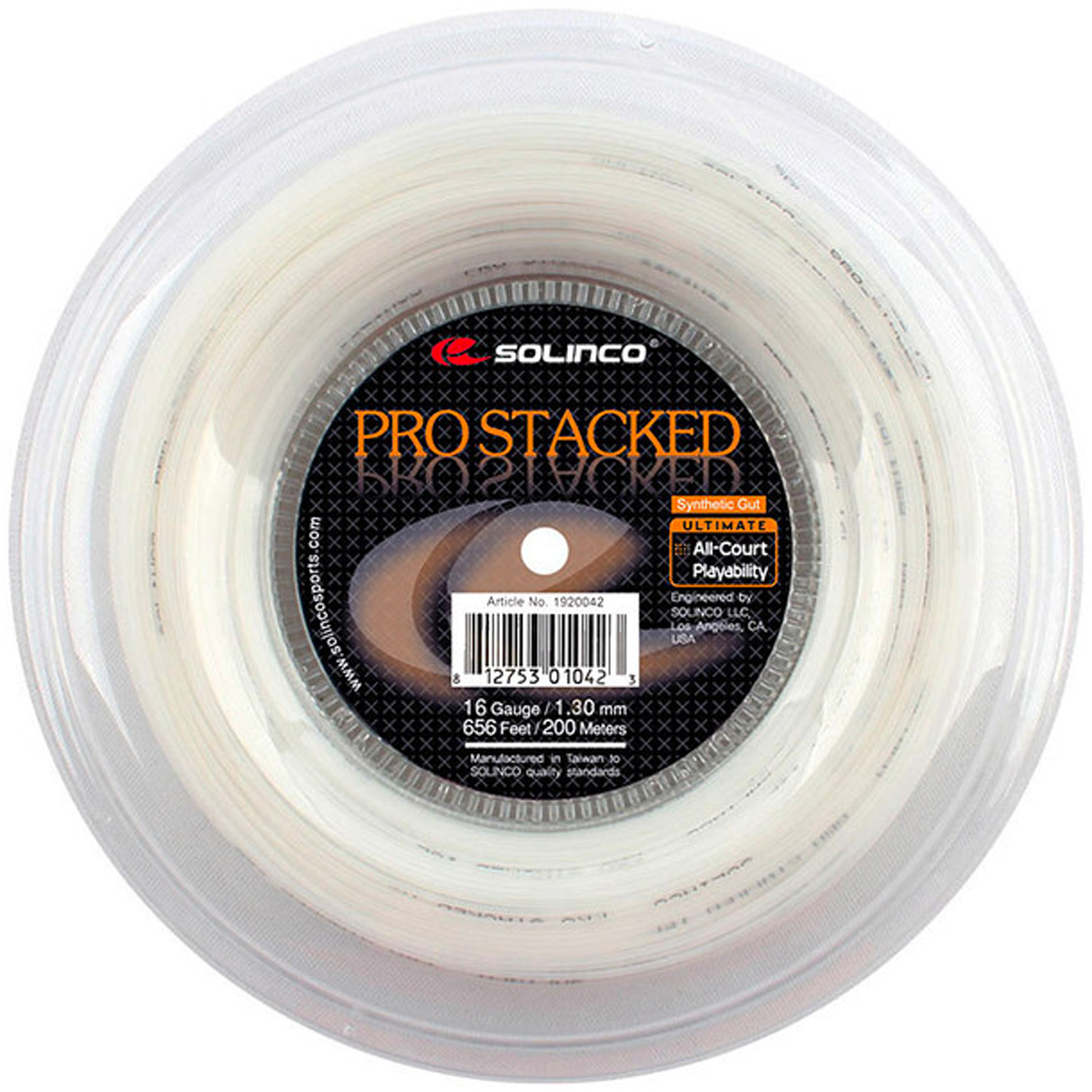 Solinco Pro stacked 200m reel
