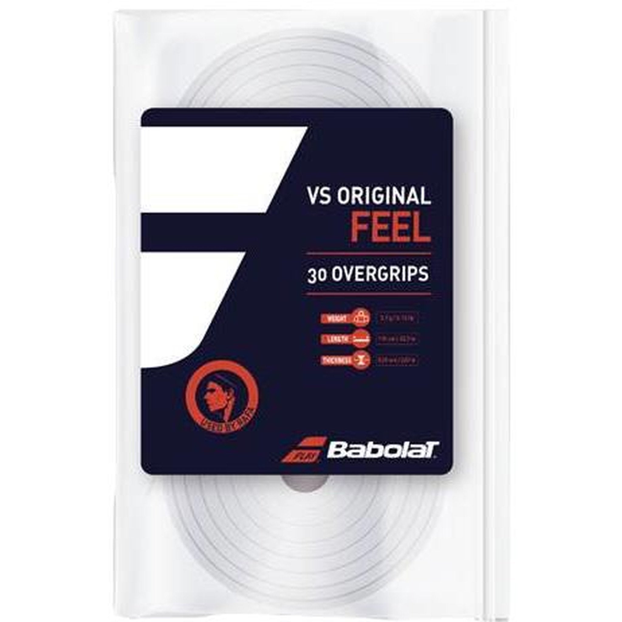 Babolat VS Original Overgrips Pack of 30 - White