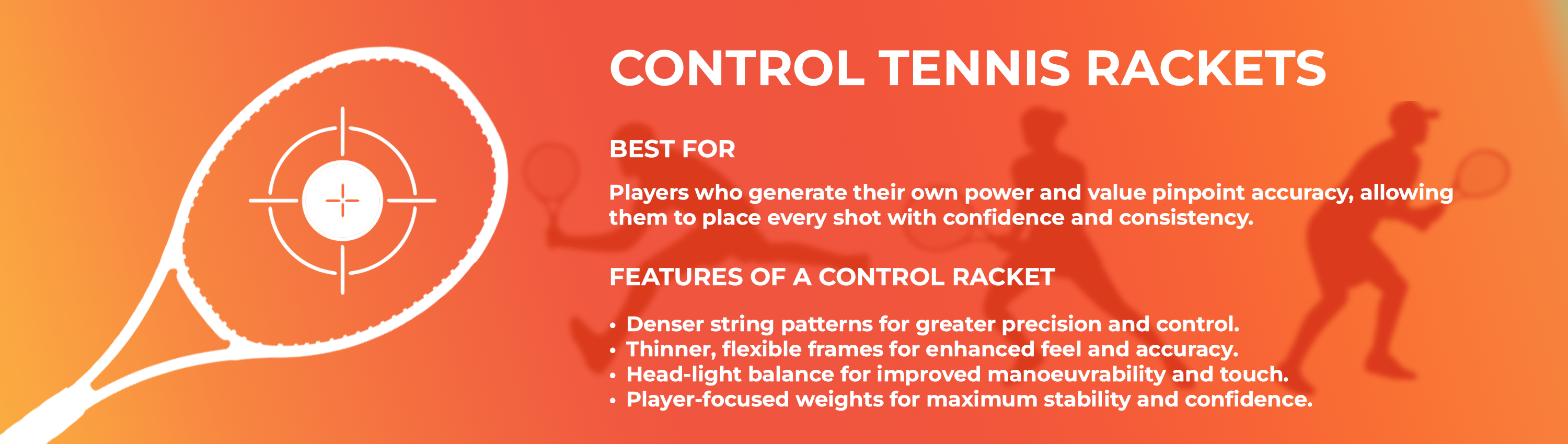 Control Tennis Rackets