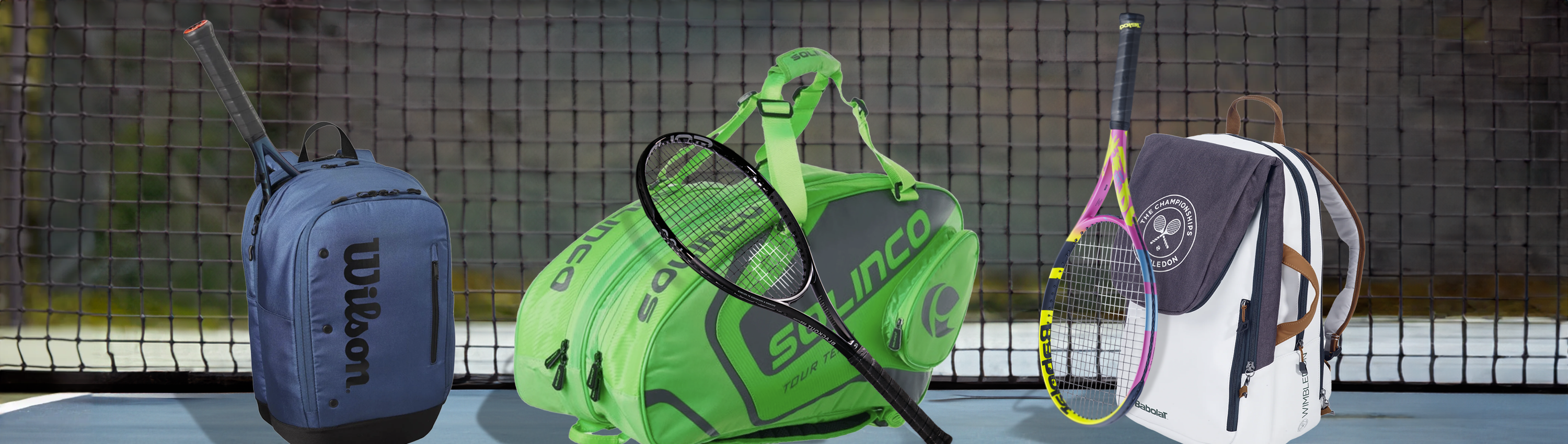 Tennis bags and backpacks
