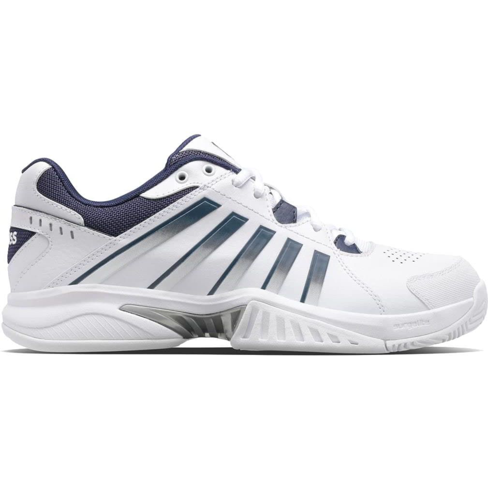 K-Swiss Receiver V Men's White/Peacoat/Silver All Things Tennis ltd