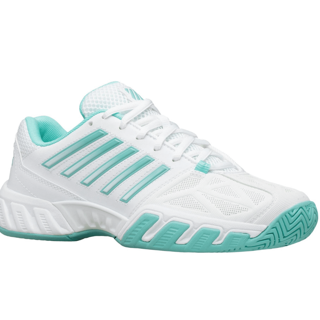 K Swiss Big Shot Light 3.0 White Aruba Blue All Things Tennis ltd