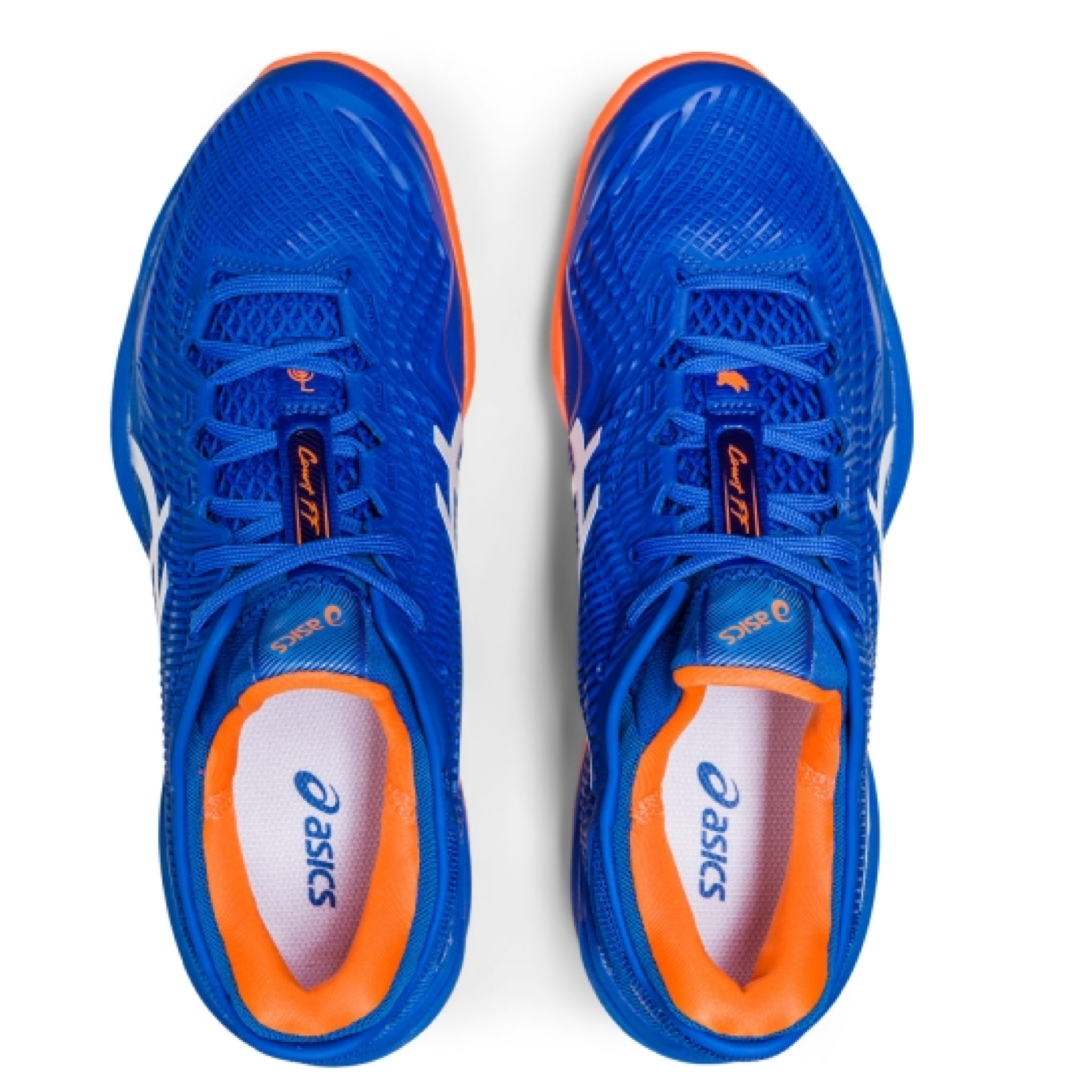 ASICS Court FF3 NOVAK Clay (Men's) > Tuna Blue/White