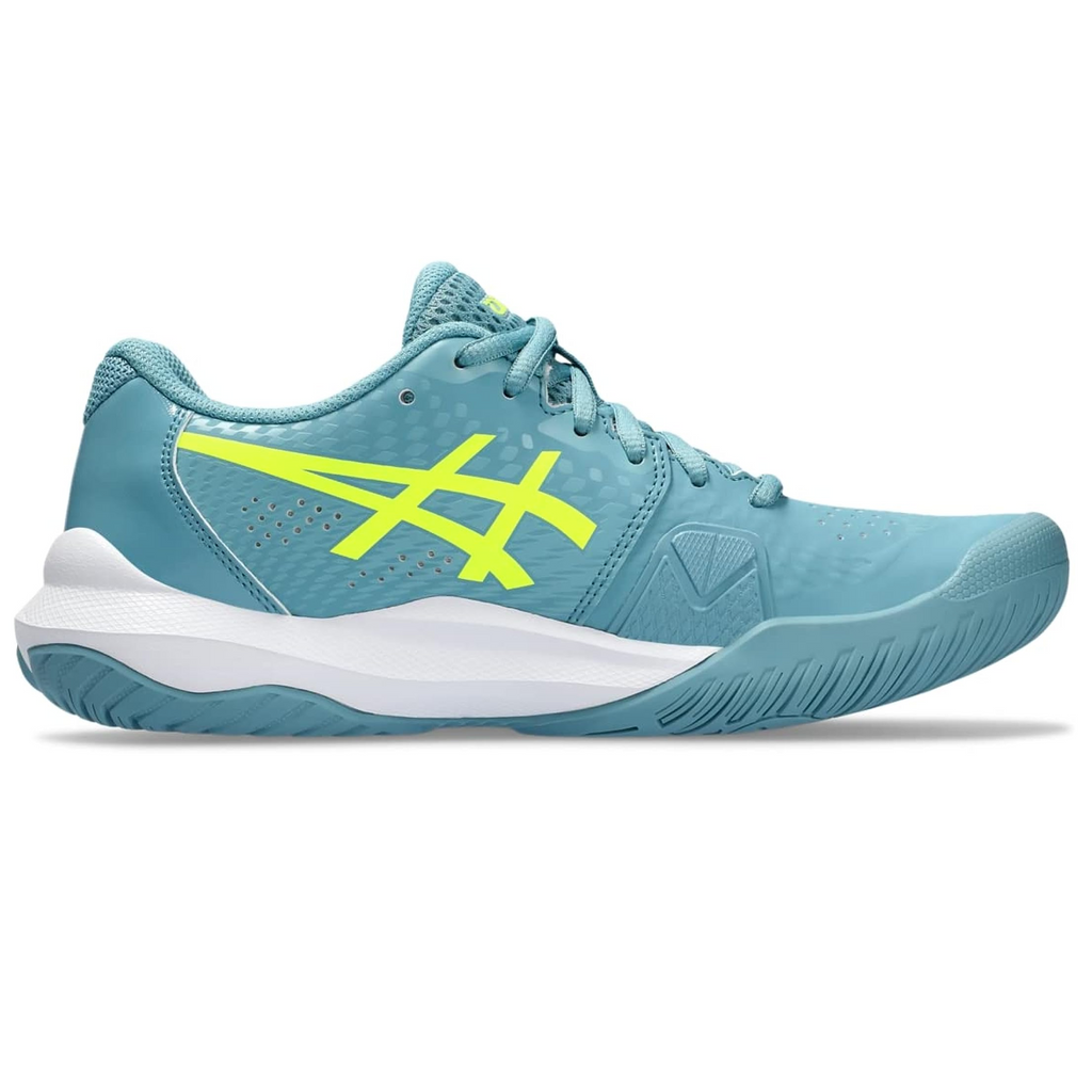 Asics gel resolution 7 top clay yellow/grey women's shoes