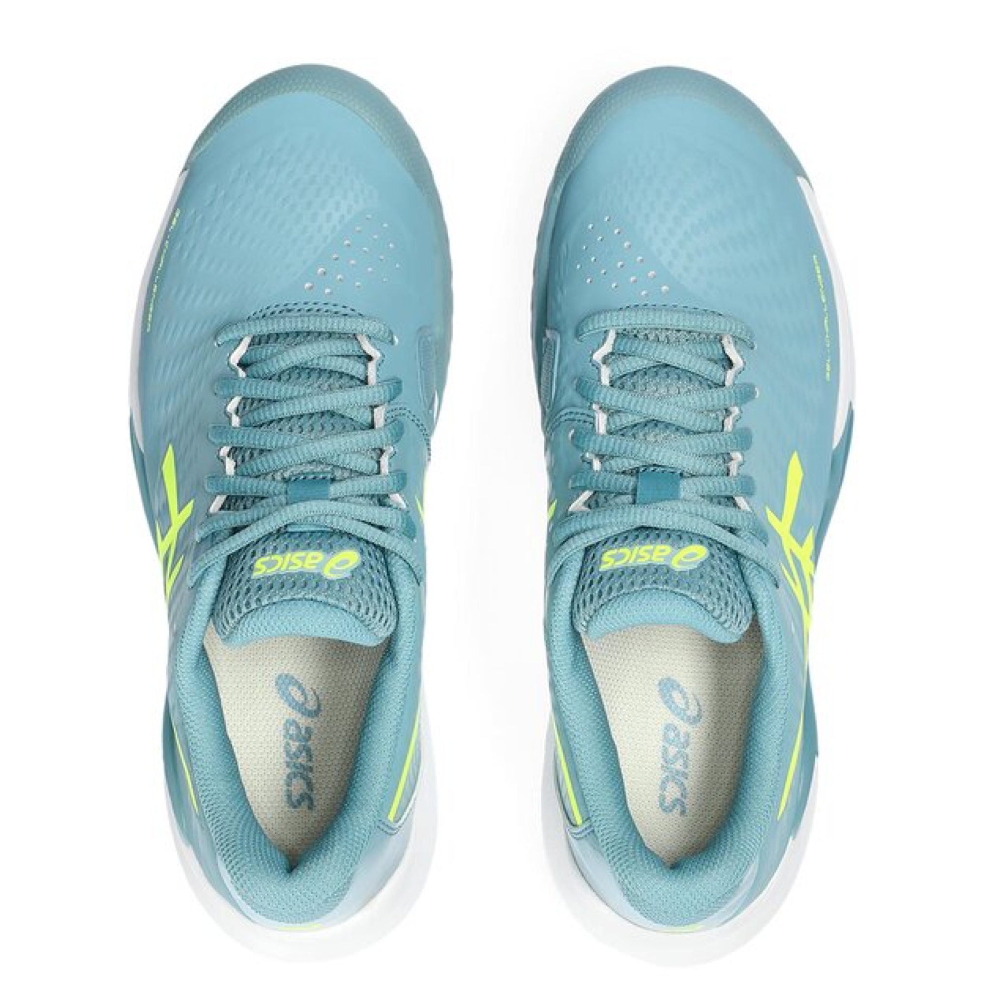 ASICS Gel Challenger 14 Women s Gris Blue Safety Yellow All