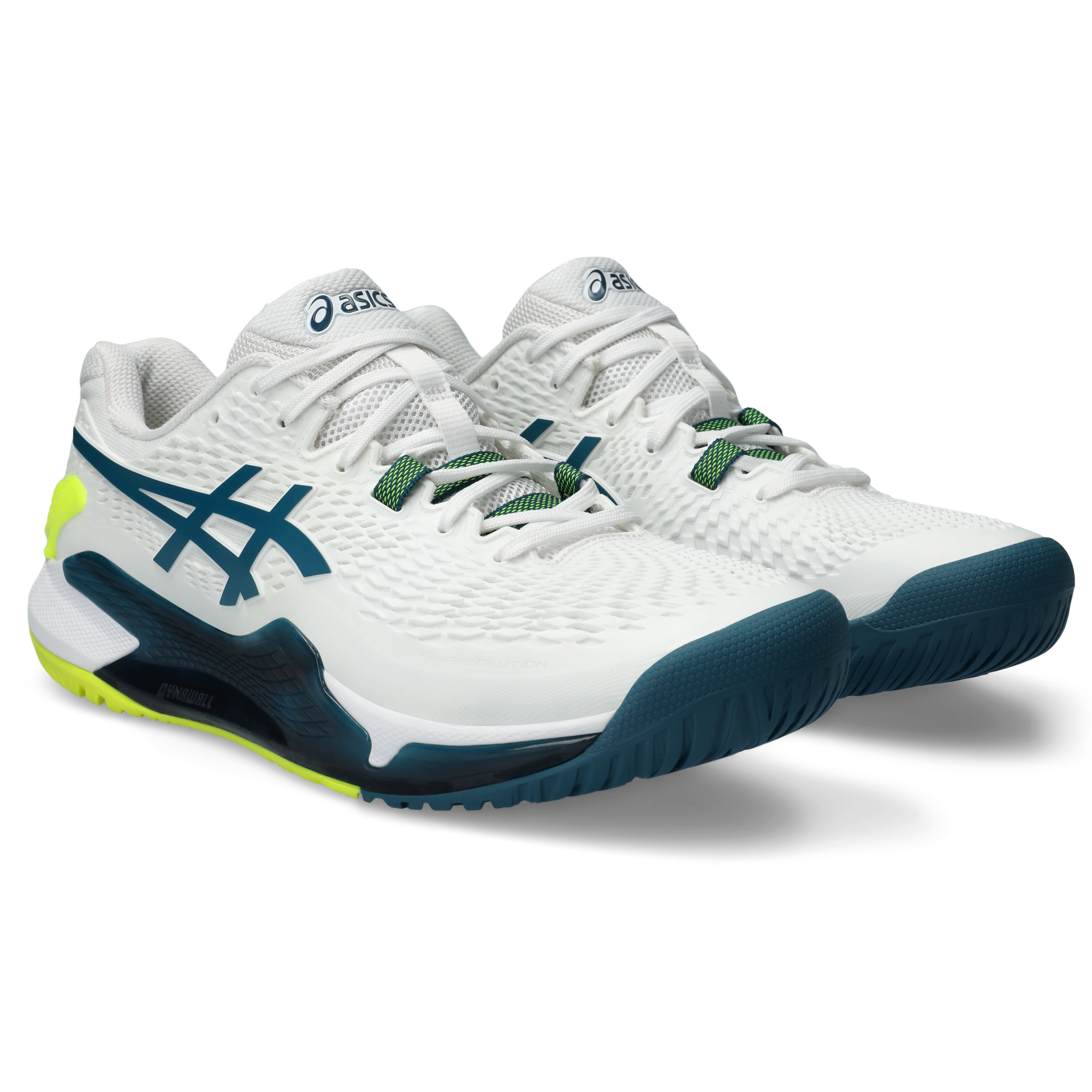 ASICS Gel Resolution 9 (Men's) > White/Restful Teal