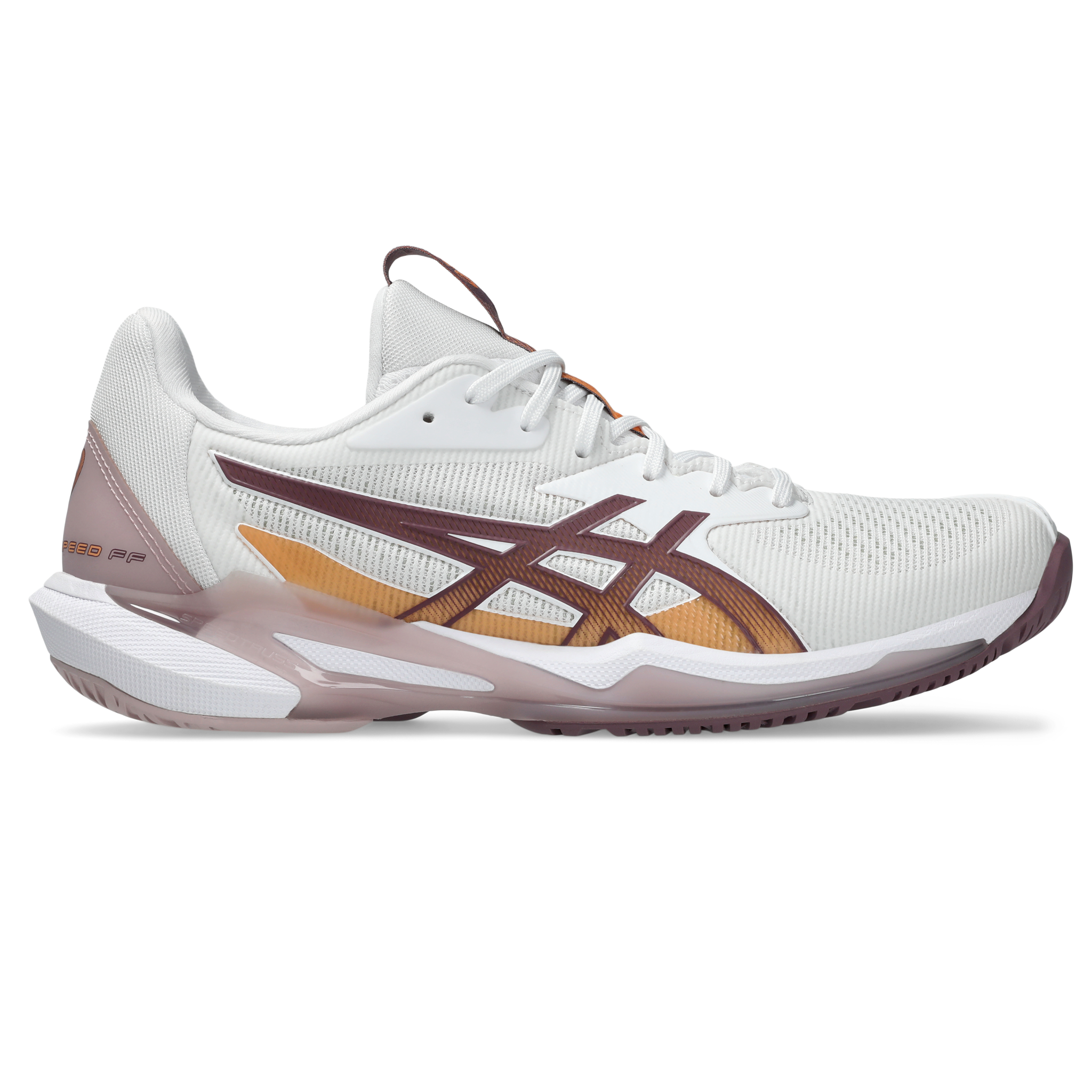 ASICS Solution Speed FF3 CLAY (Women's) White/Dusty Mauve