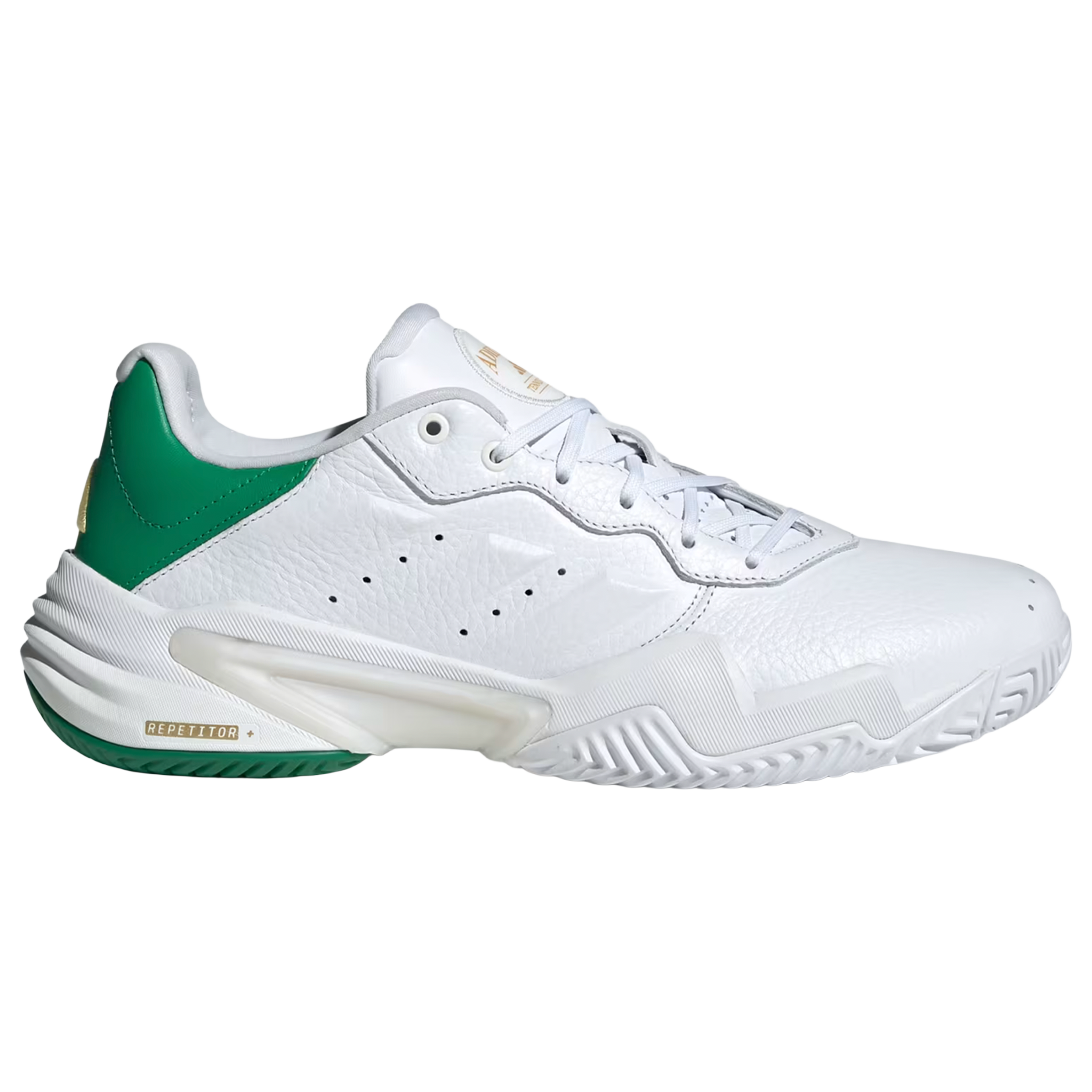 adidas gazelle silver green womens Adidas Barricade K Kids Tennis Shoes: White/Black/Red main image 0