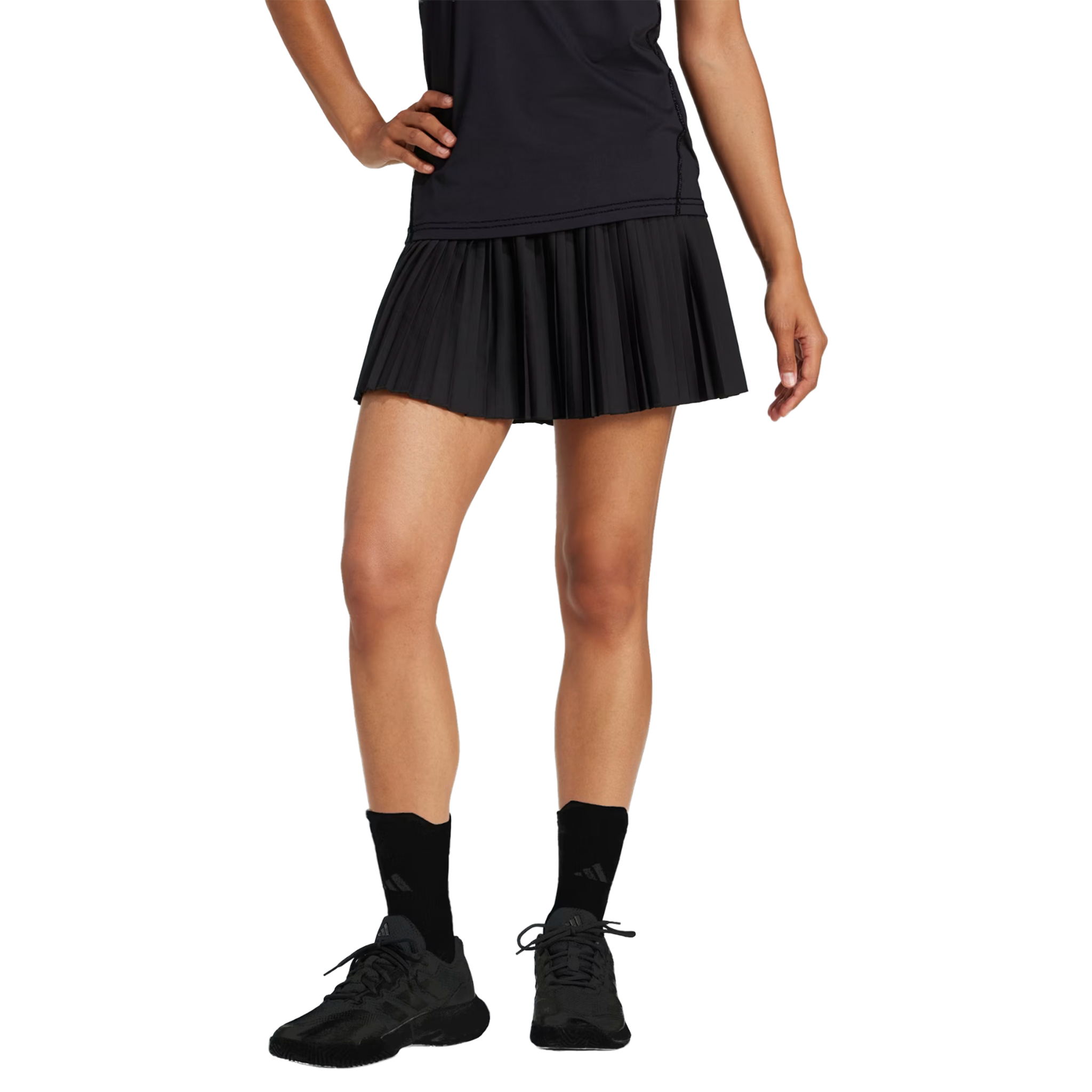 Adidas Club Pleated Skirt Black