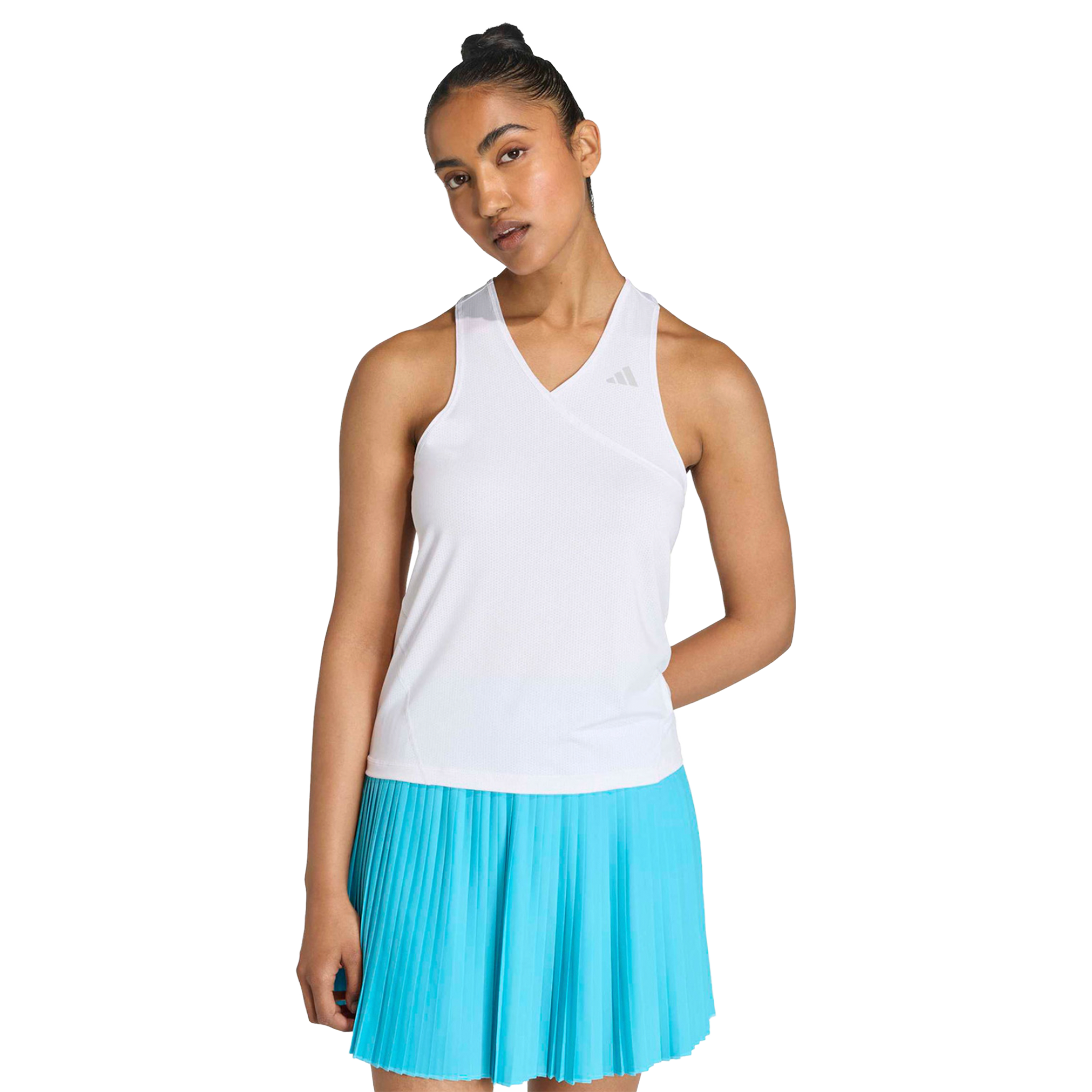 Adidas Club V-Neck Tank Top White