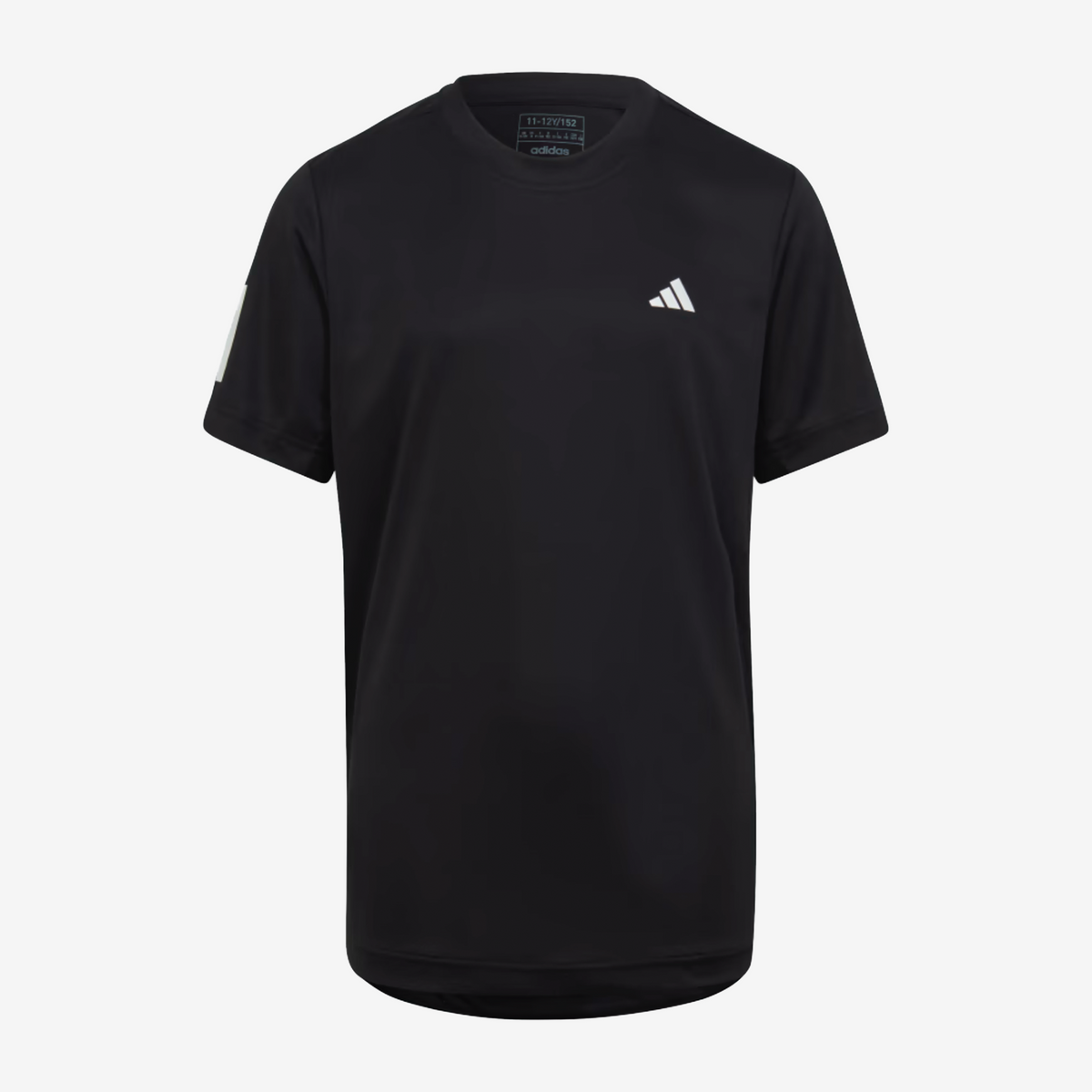 Adidas Club Tennis 3 Stripe Tee Boy's Black