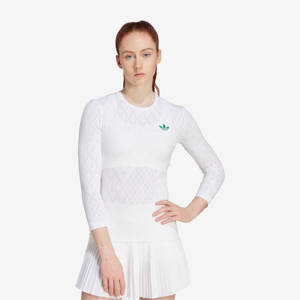 Adidas Pro Climacool 3/4 Sleeve Long Sleeve Top Women's White