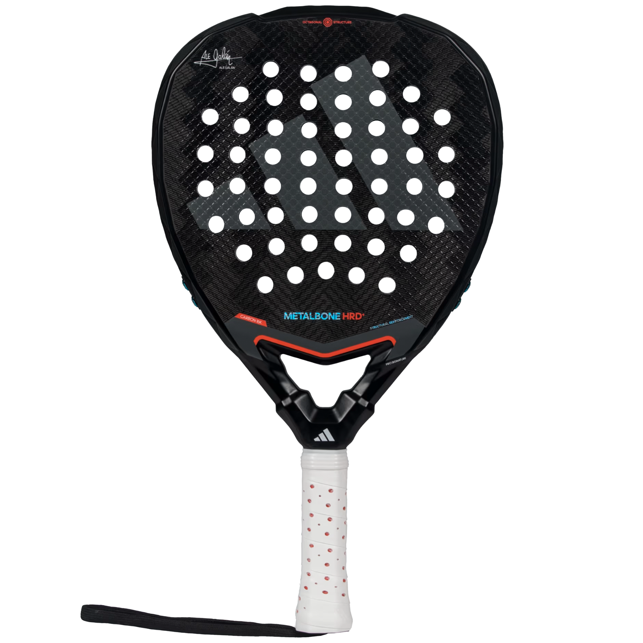Adidas Metalbone HRD+ 3.4 Padel Black/Iron Metallic/App Solar Red