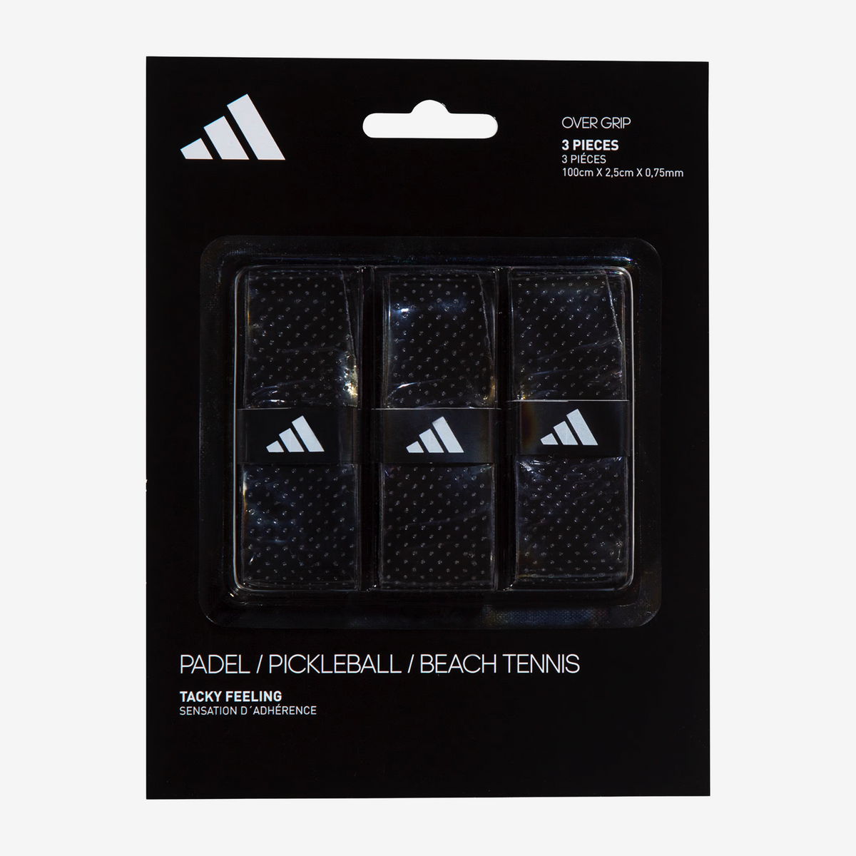 Adidas Padel Overgrips (3 Pack) Black