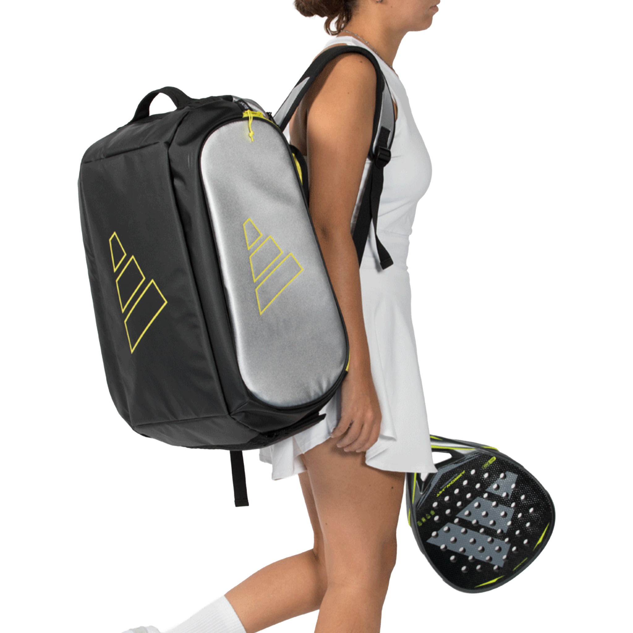 Adidas Pro Tour Racket Bag Silver (2026)