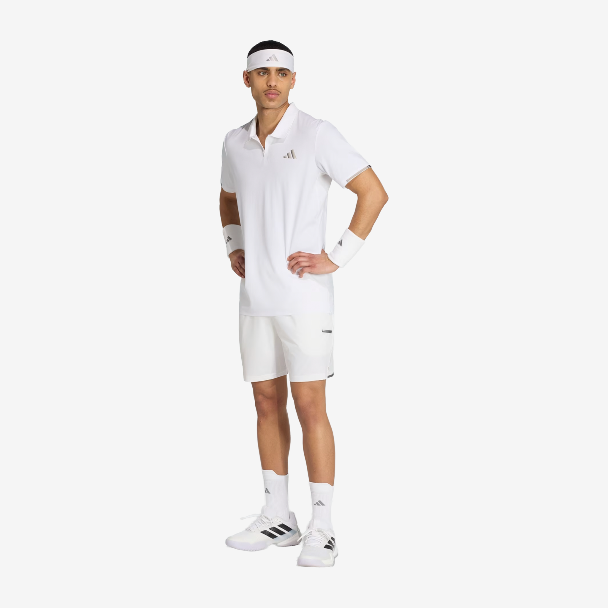 Adidas Tennis Climacool Shorts & Inner Shorts Set Men's White