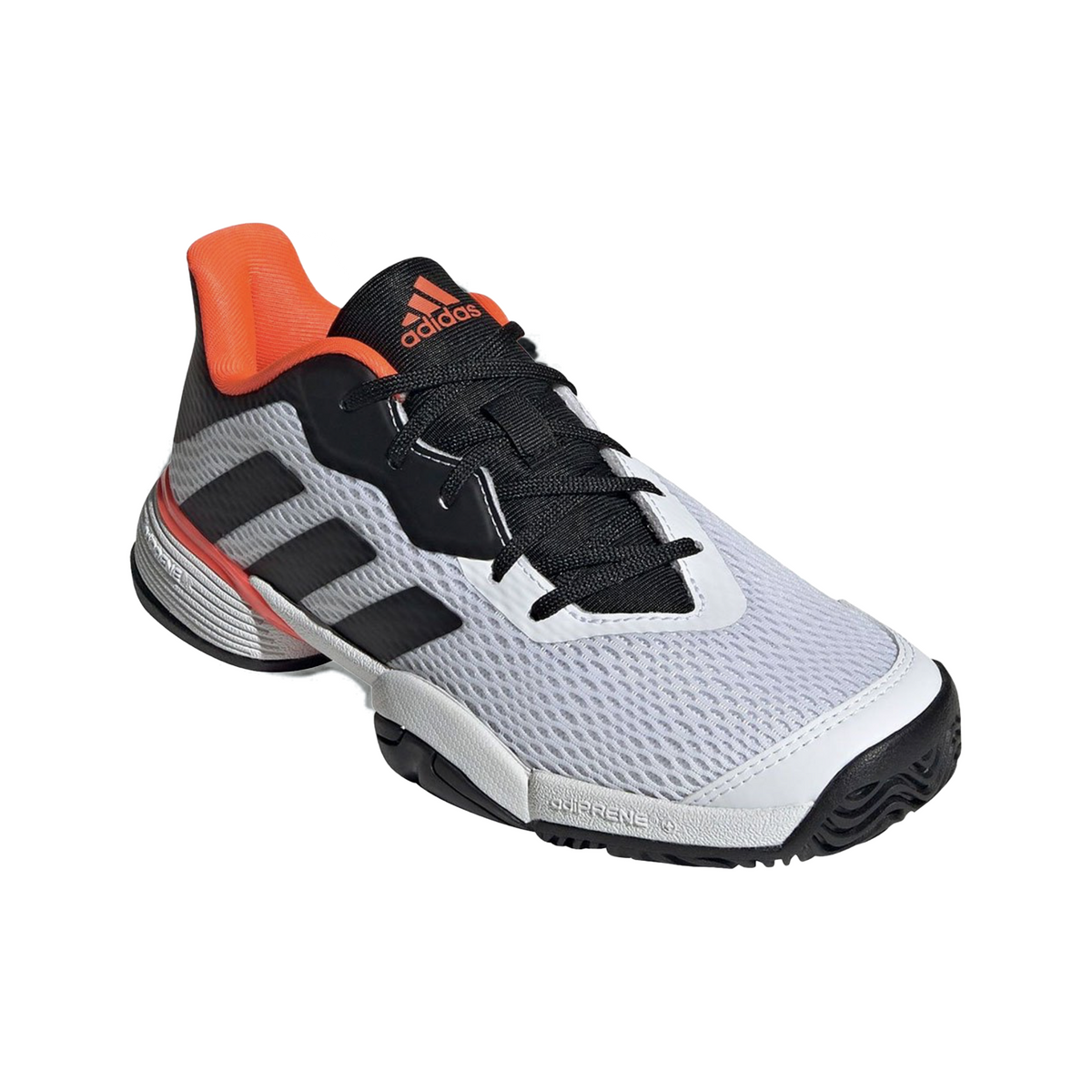 If0451 Adidas Kids BARRICADE - White - All Things Tennis ltd