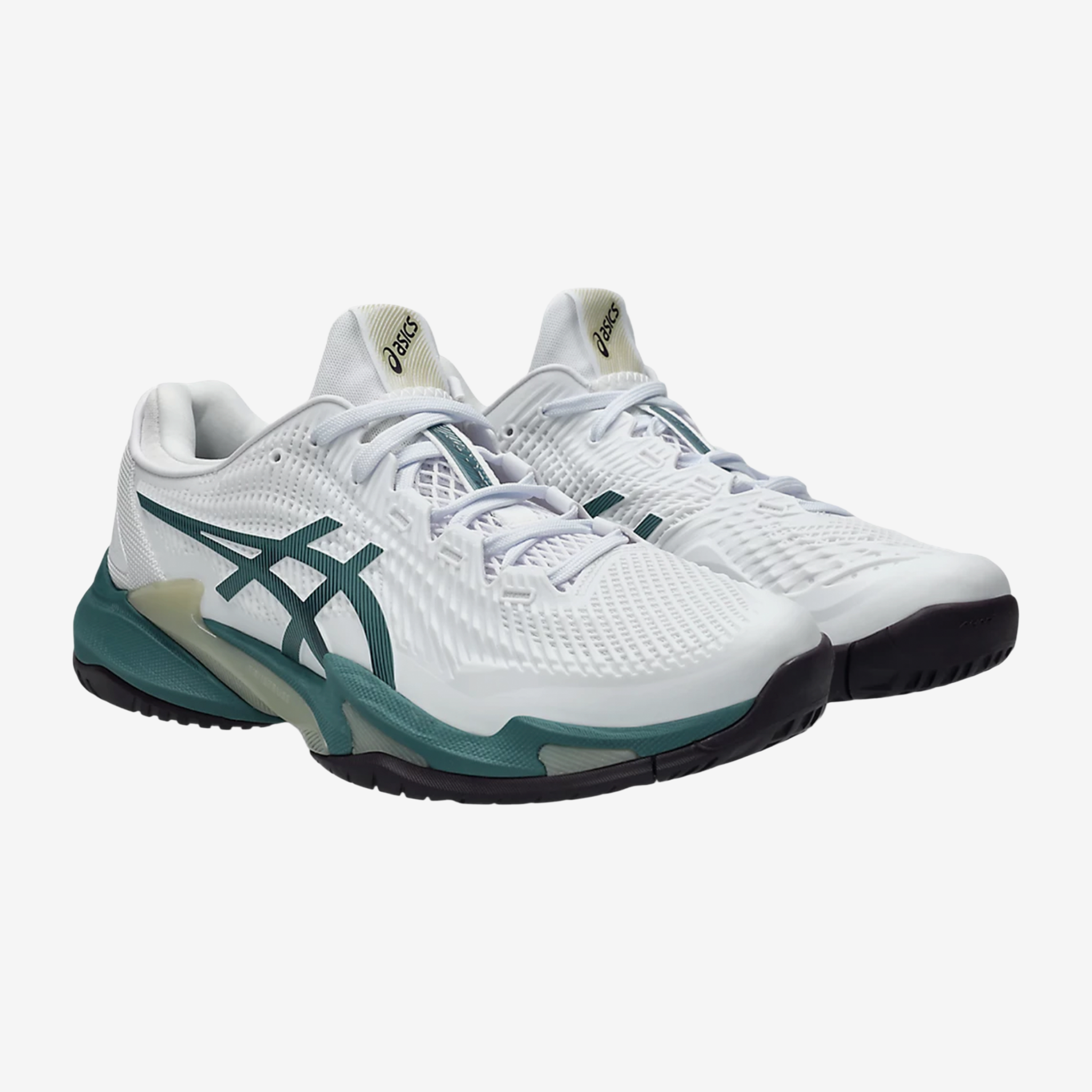 Asics Court FF3 Men's White/Foggy Teal - All Things Tennis ltd