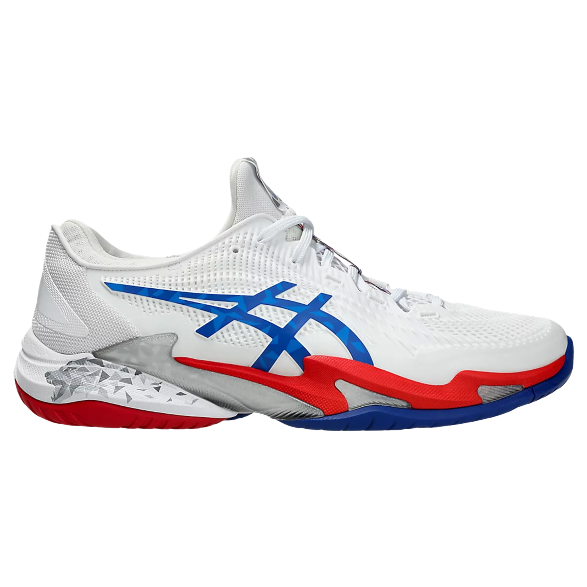 Asics Court FF3 Novak Men s White Asics Blue All Things Tennis ltd
