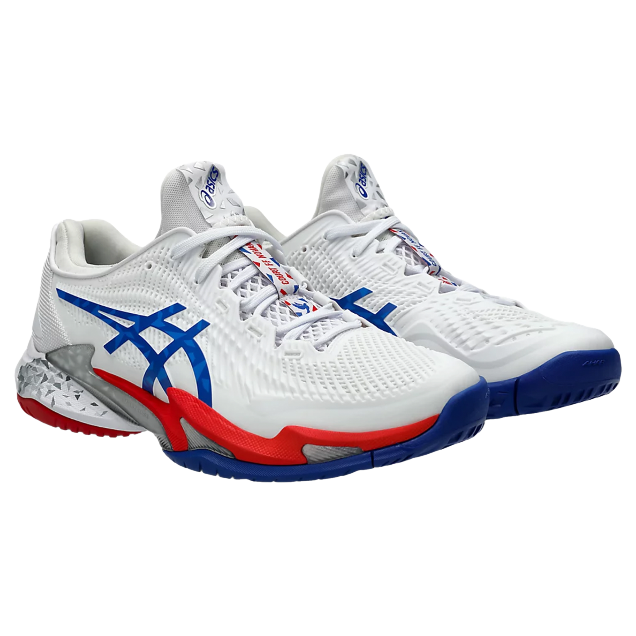 Asics Court FF3 Novak (Men's) White/Asics Blue