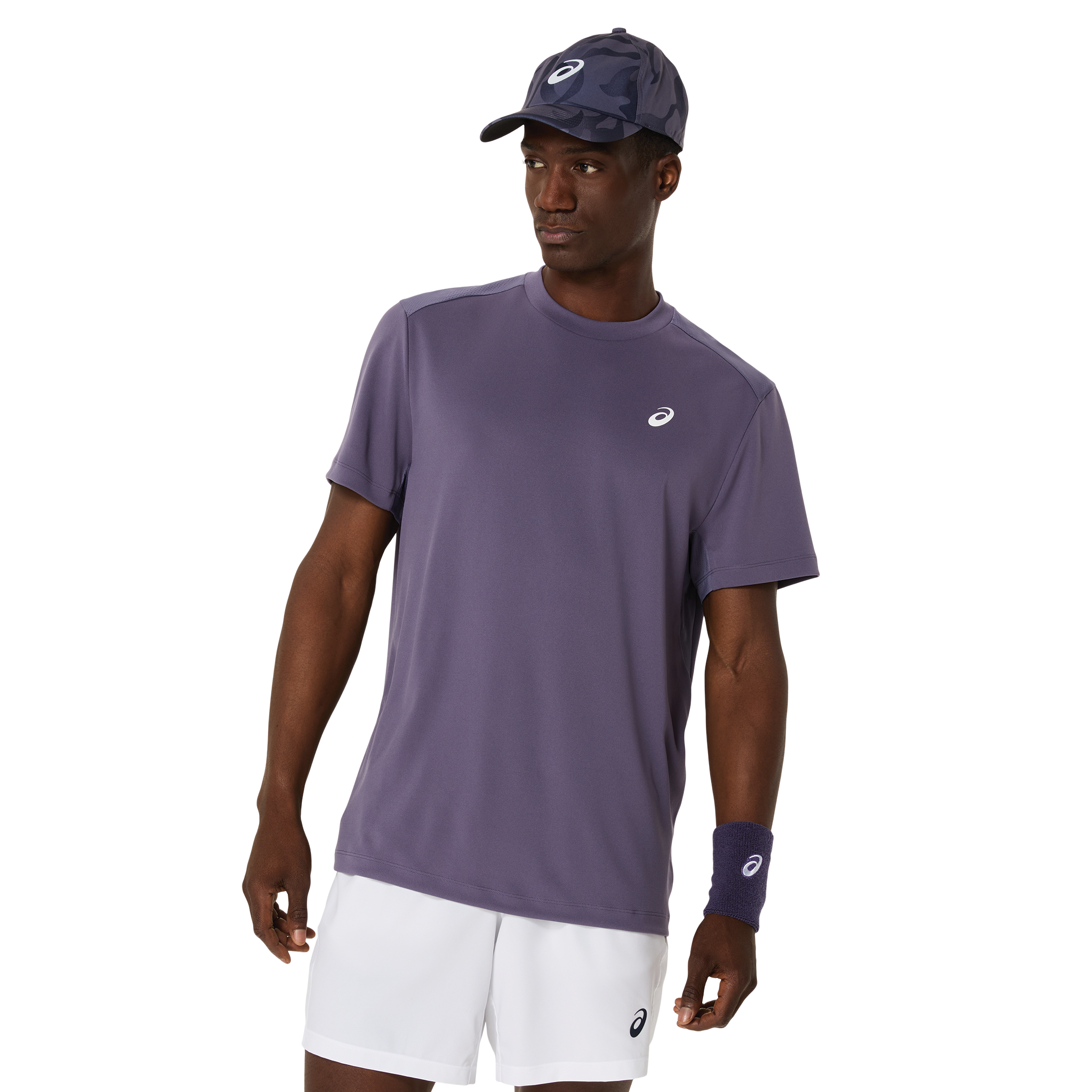 Asics Court SS Men's Top Grayish Purple