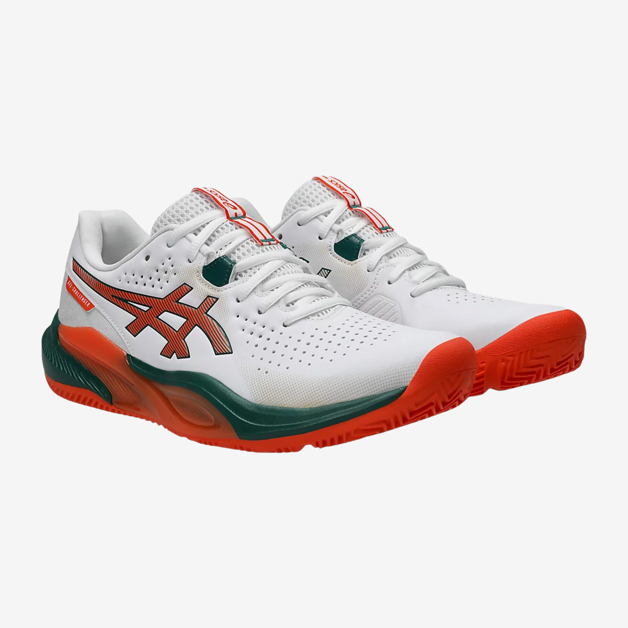 Asics Gel Challenger 15 Padel Men's White/Energy Orange