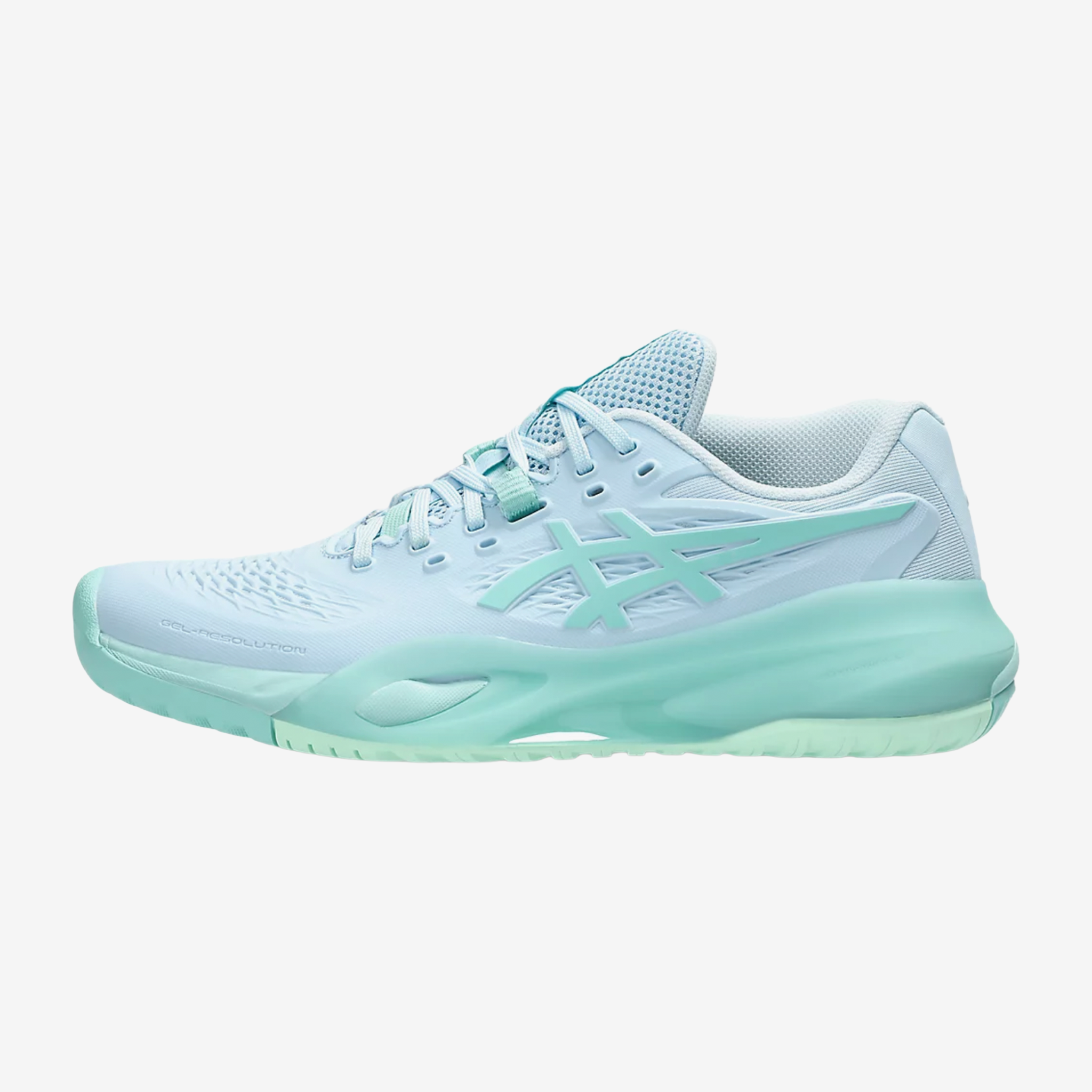 Asics Gel Resolution X Women's Light Blue/Oasis Green