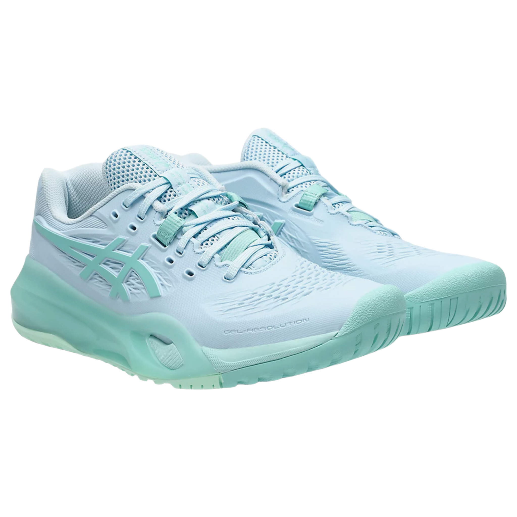 Asics Gel Resolution X Women's Light Blue/Oasis Green