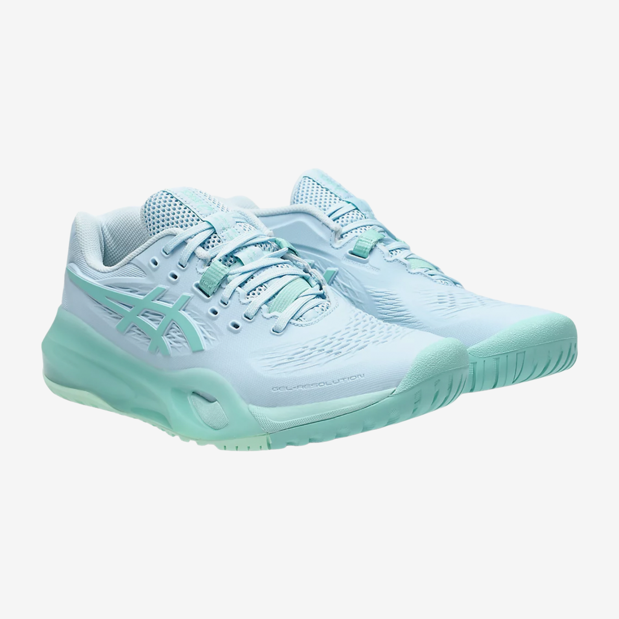 Asics Gel Resolution X Women's Light Blue/Oasis Green