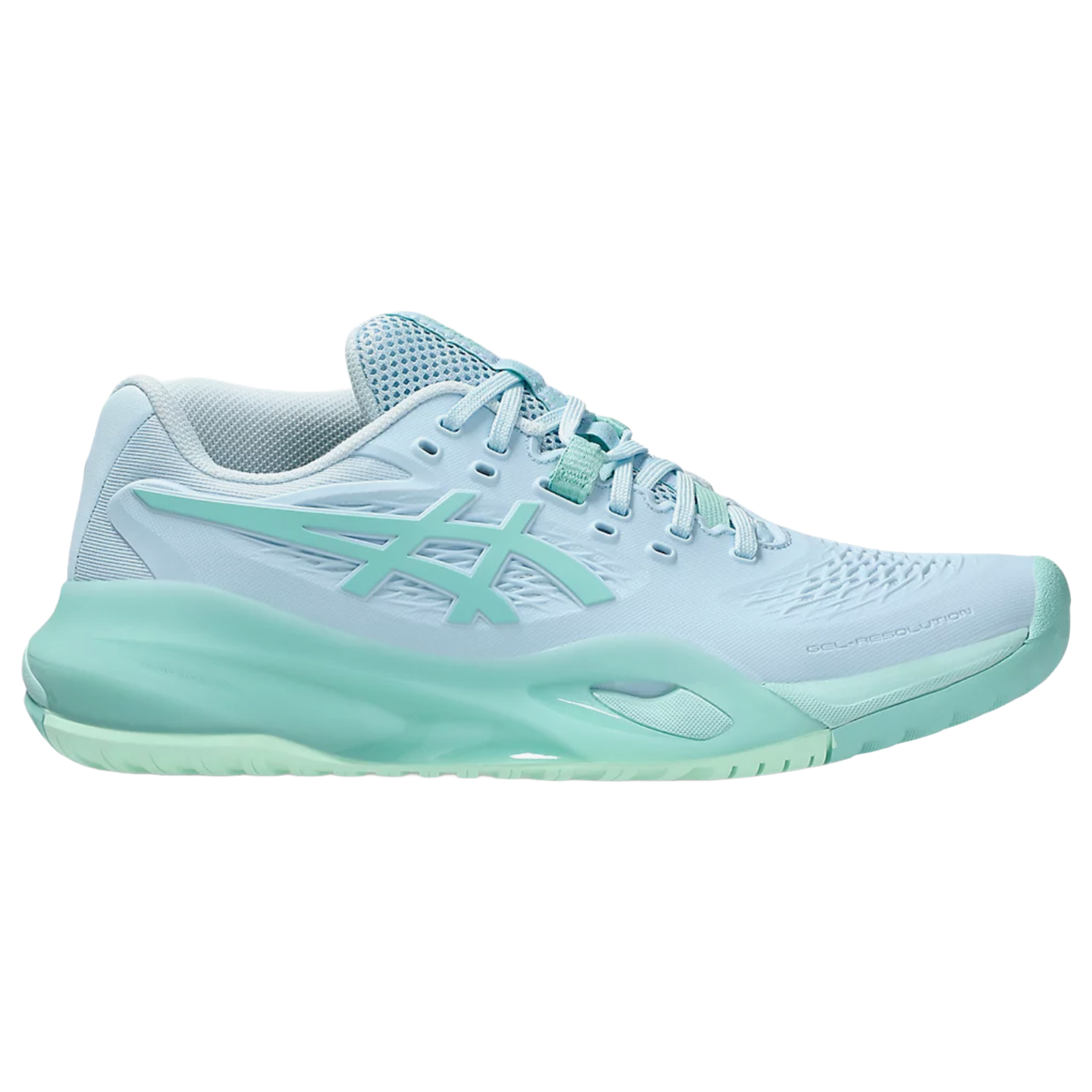 Asics Gel Resolution X Women's Light Blue/Oasis Green