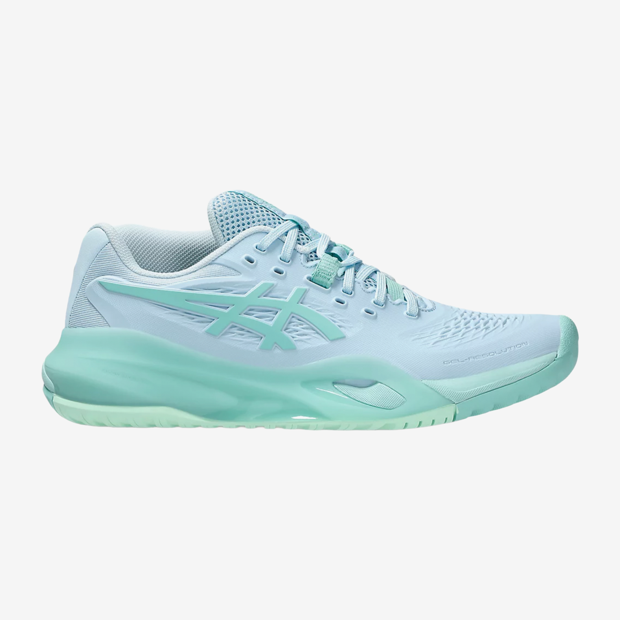 Asics Gel Resolution X Women's Light Blue/Oasis Green