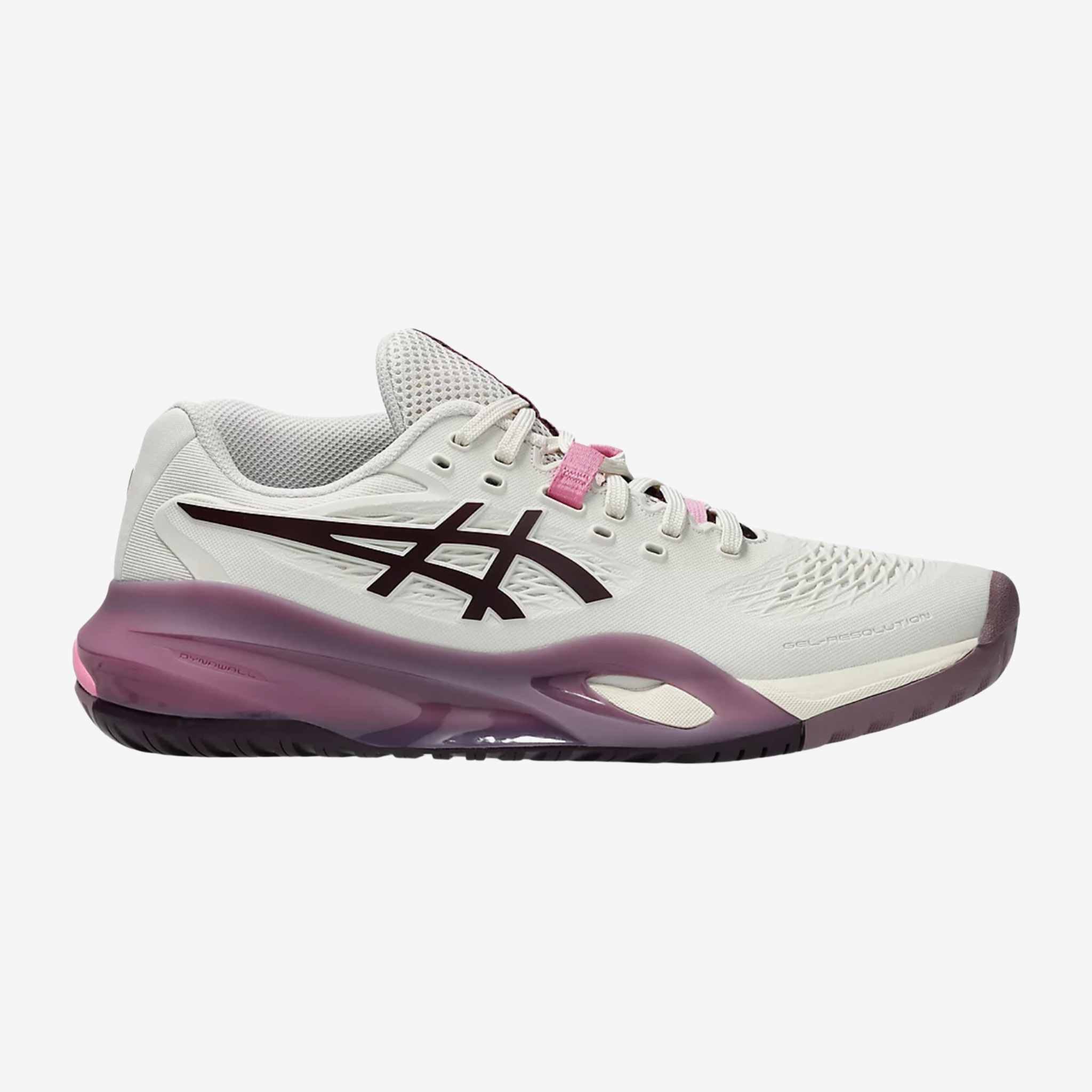Asics Gel Resolution X Women's Soft Oat/Dark Aubergine