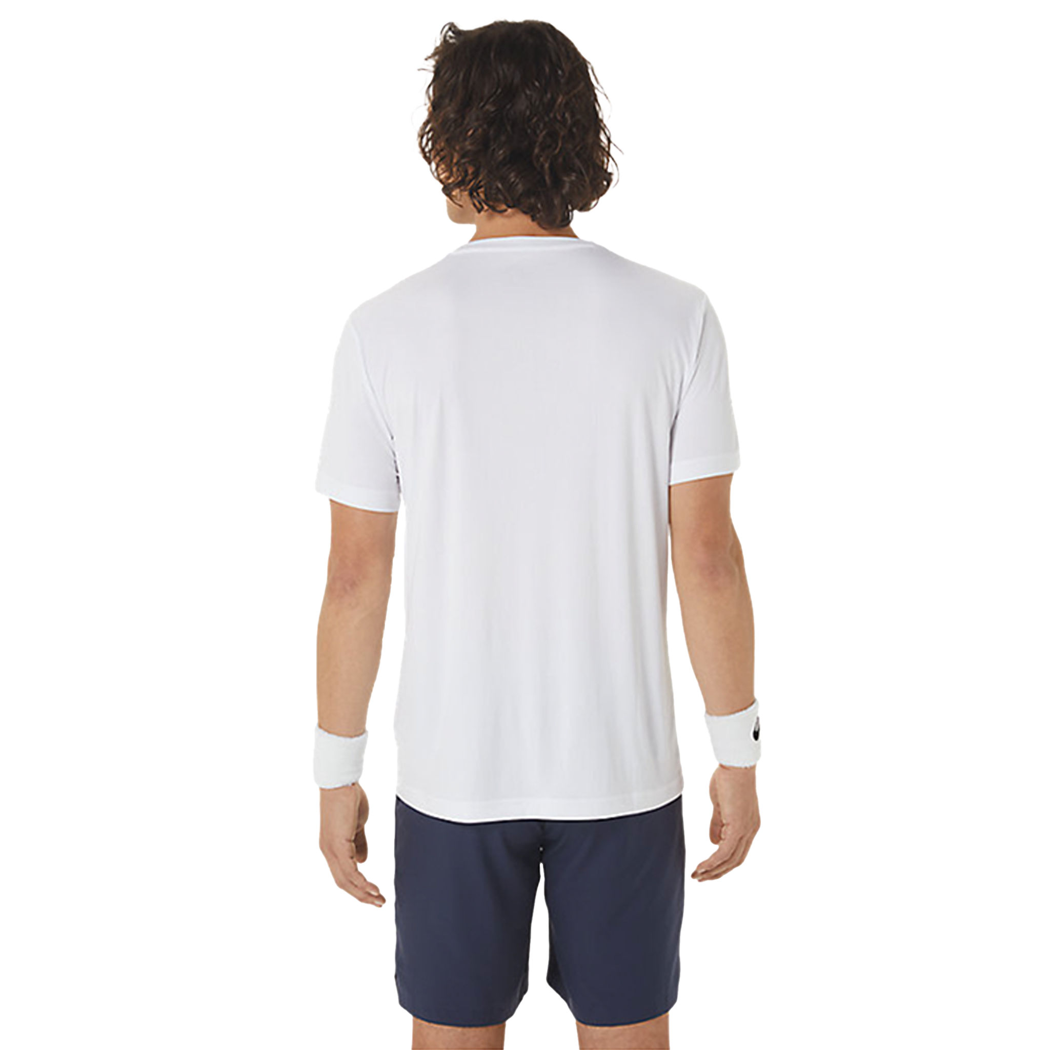 Asics Men's Court Graphic T-Shirt Brilliant White