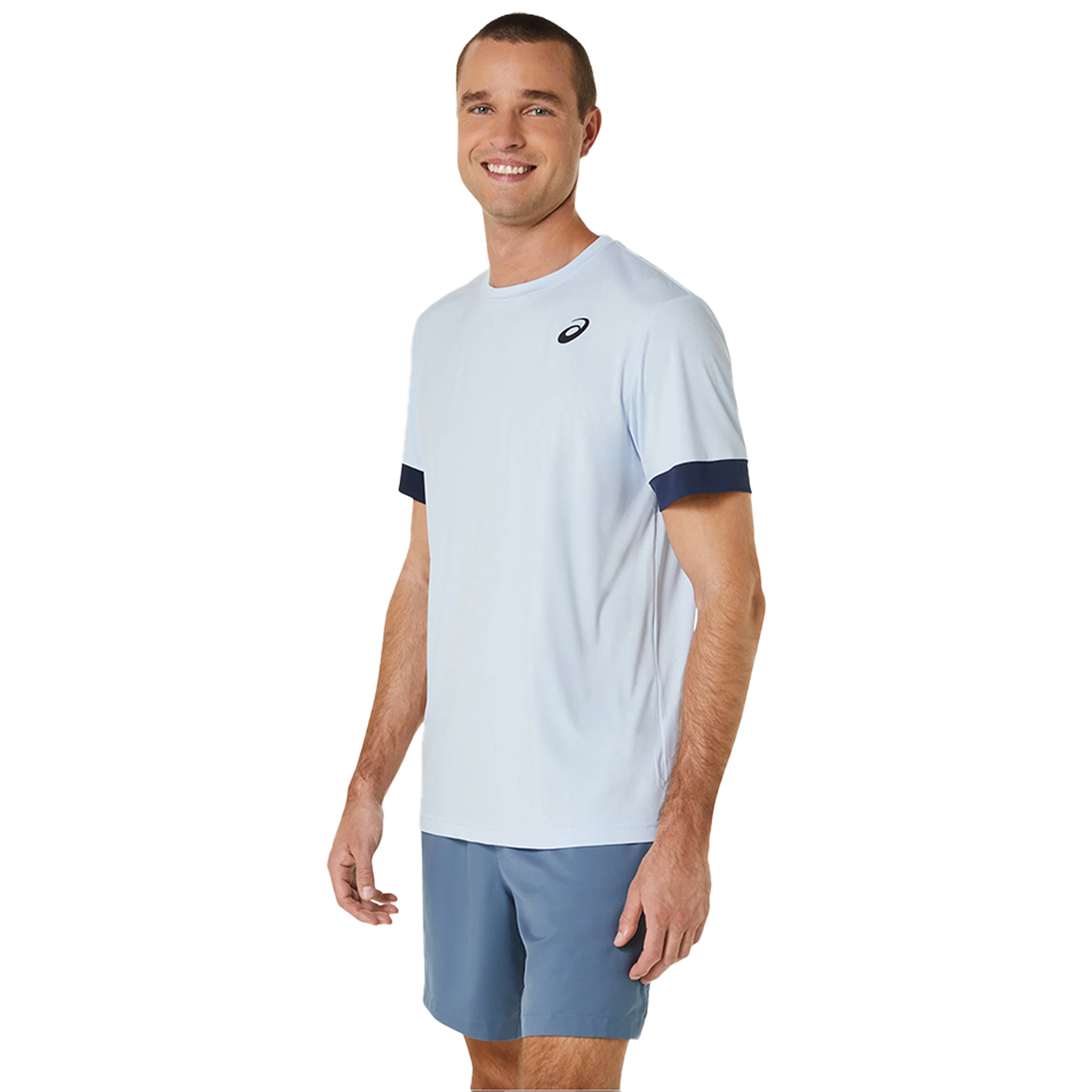 Asics Men's Graphic T-Shirt Soft Sky