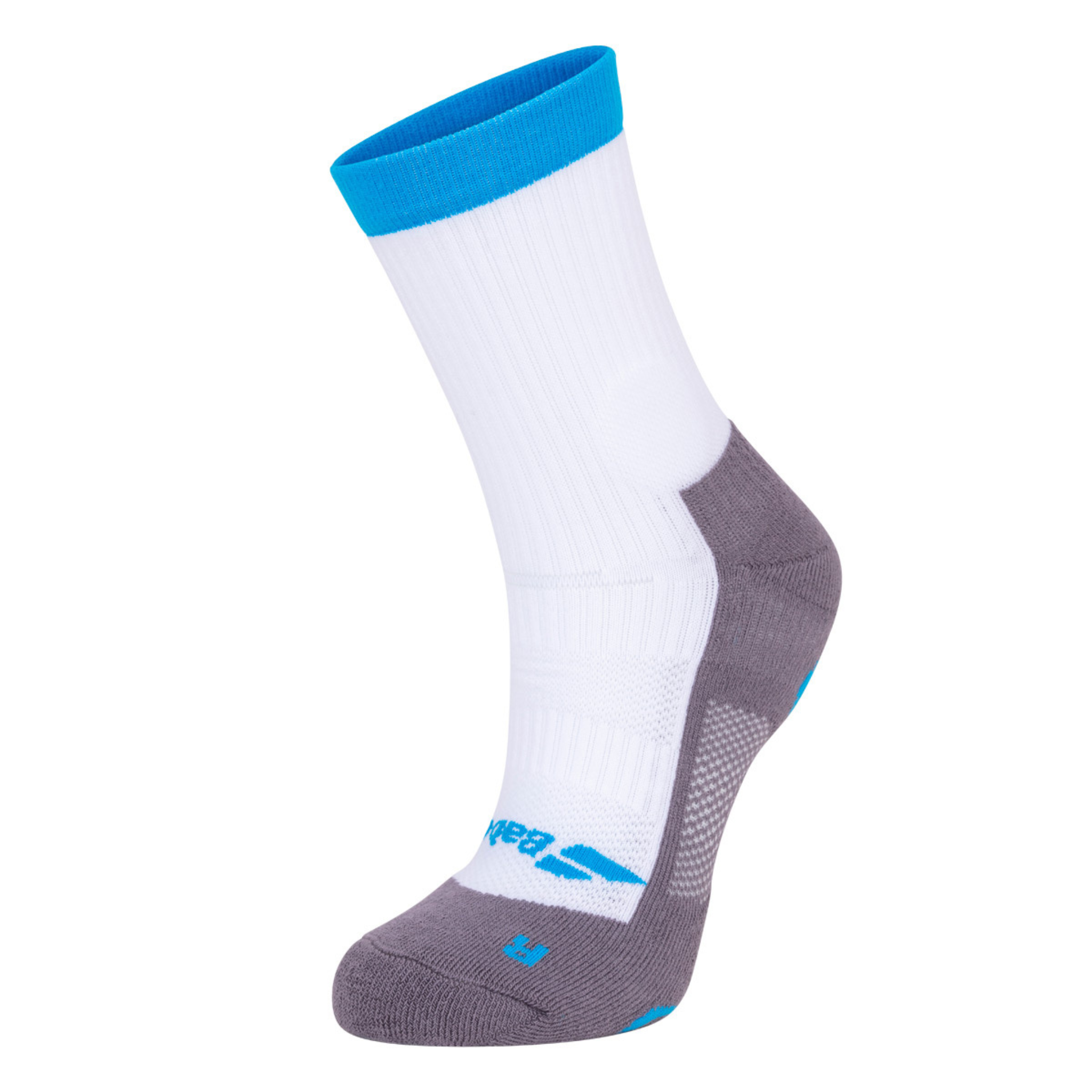 Babolat Pro 360 Tennis Socks (White-Diva Blue)
