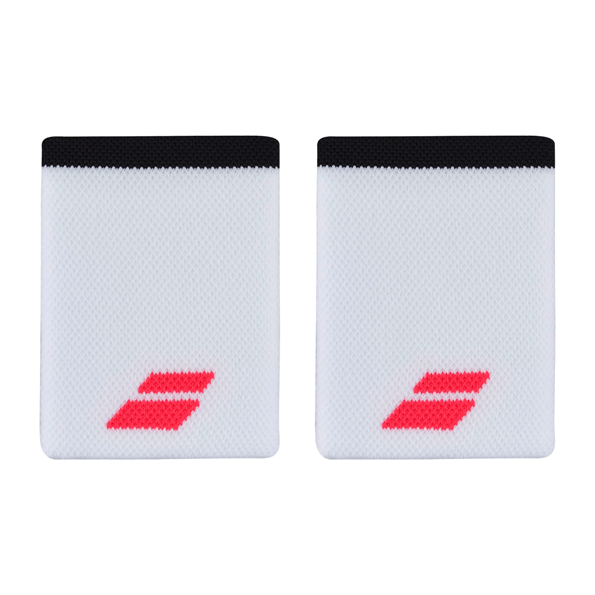 Babolat Logo Jumbo Wristband White/Strike Red