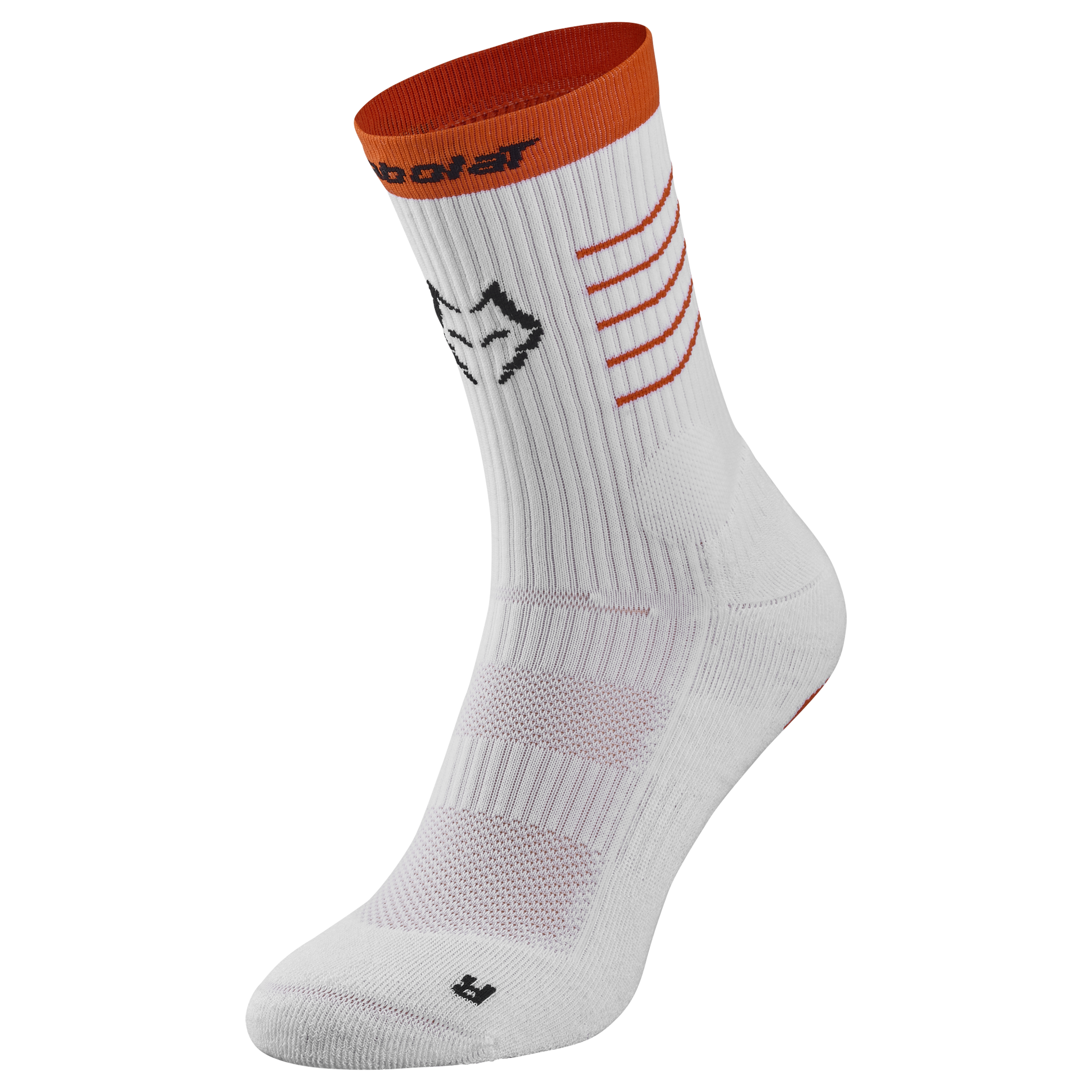 Babolat Mid-Calf Socks Lebron White/Orange