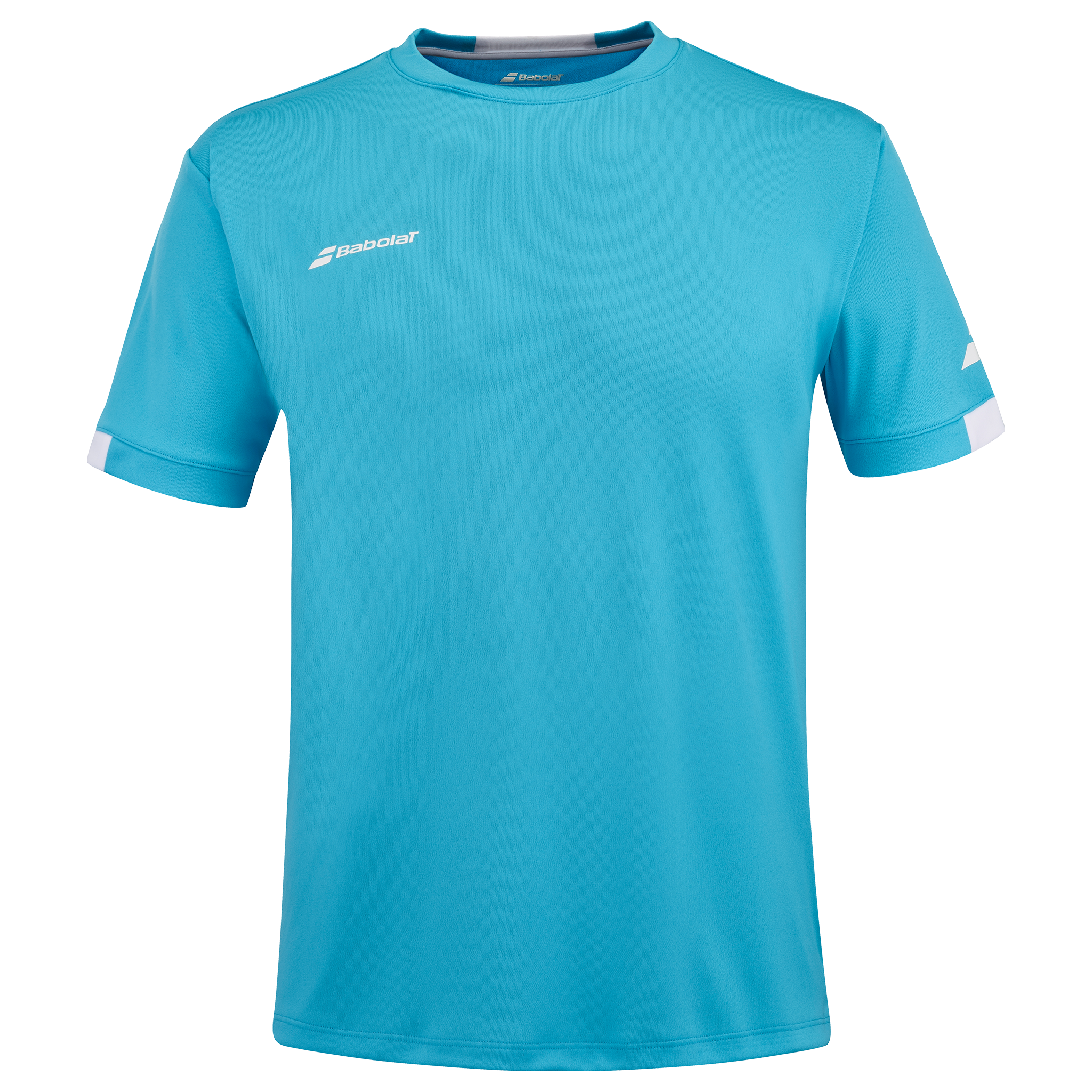 Babolat Play Crew Neck Tee Men's Cyan Blue