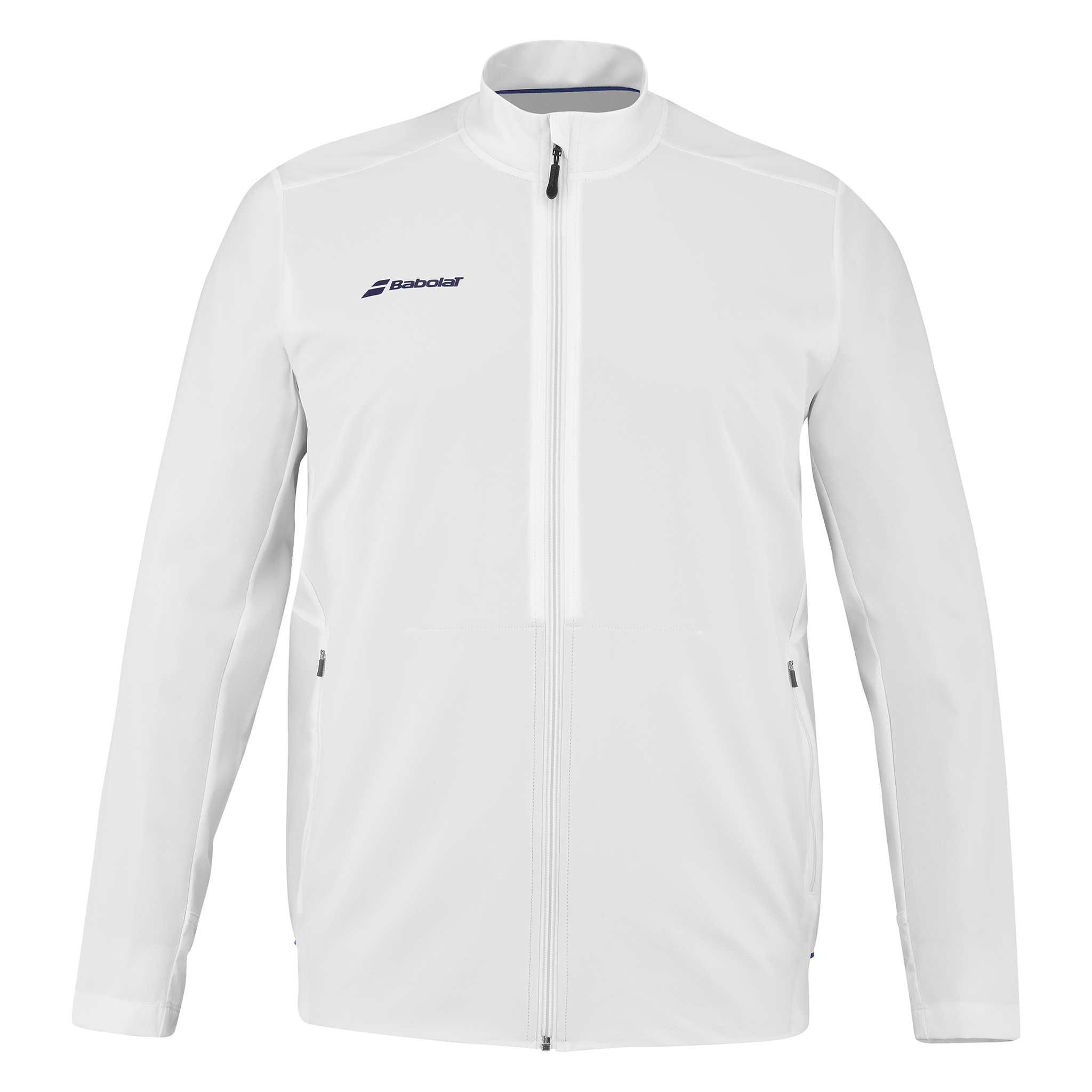 ウェア BABOLAT Play Jacket White Babolat Play Jacket Men's White - All Things Tennis ltd