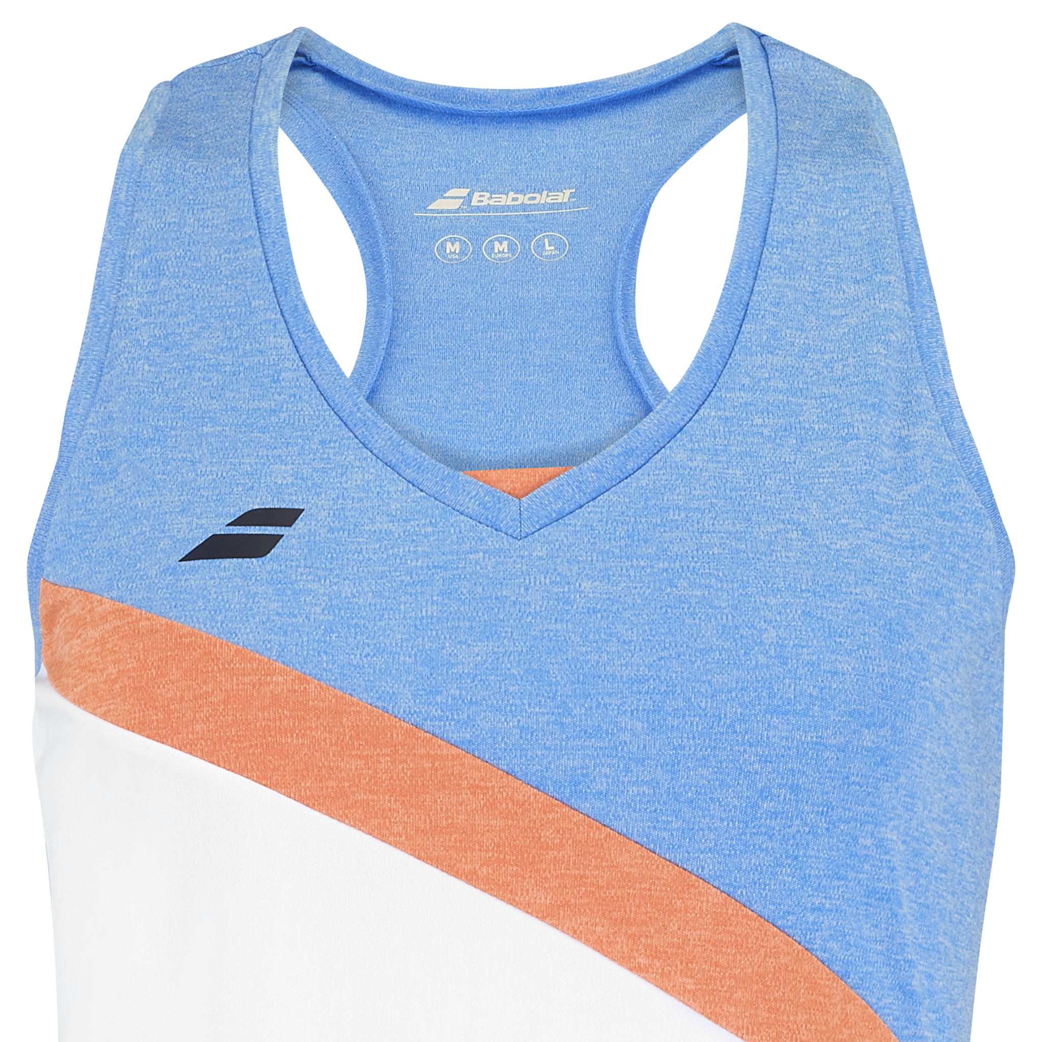 Babolat Play Tank Top Women's White/Blithe Blue