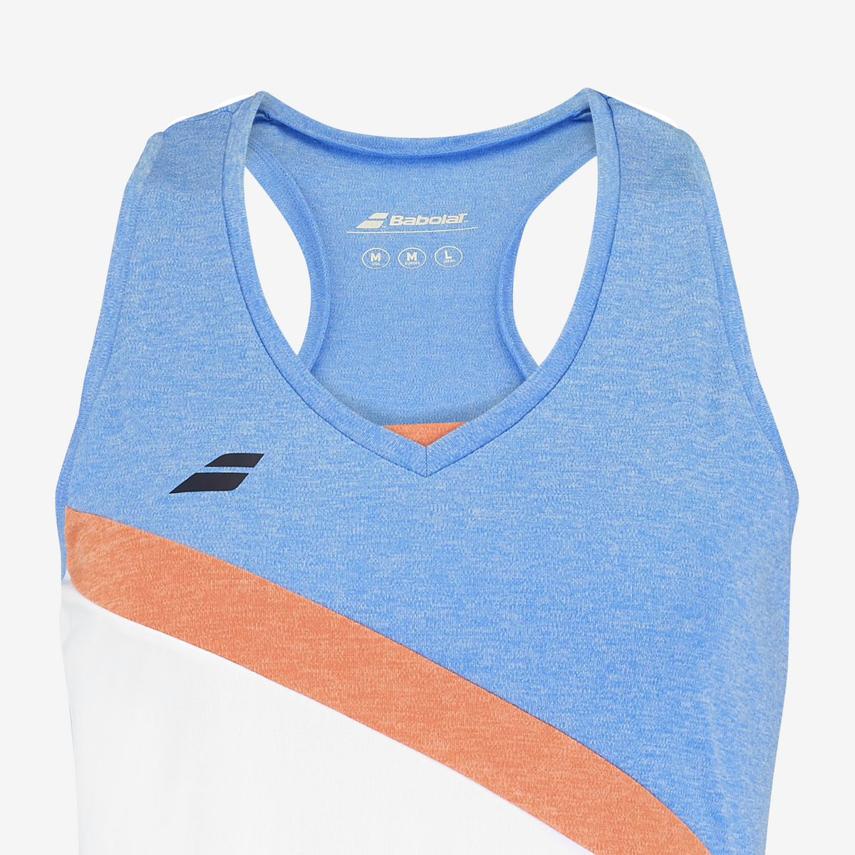 Babolat Play Tank Top Women's White/Blithe Blue