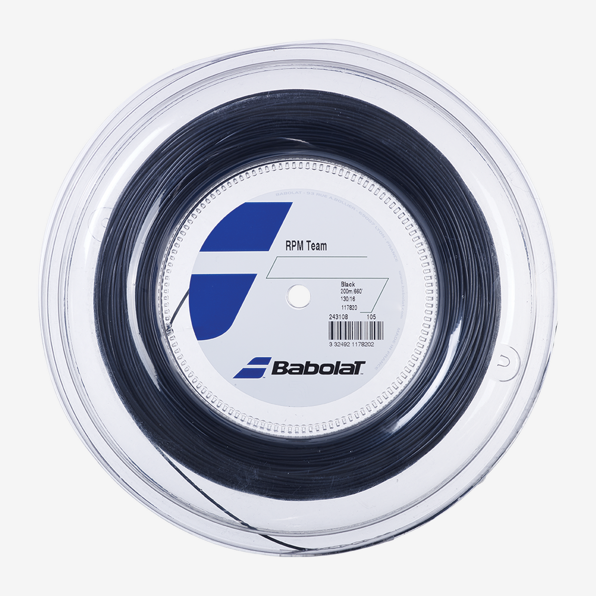 Babolat RPM Team Black 200m Reel