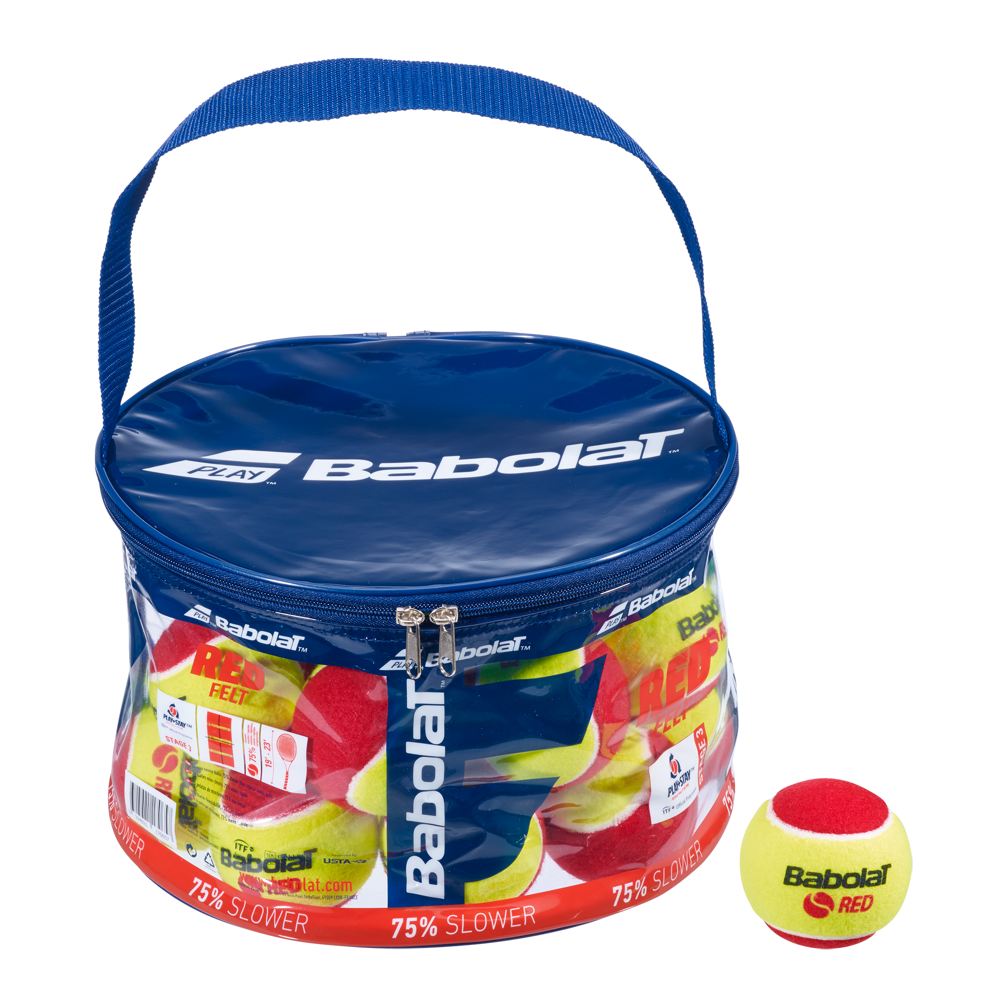 Babolat Red Felt Balls (24 Pack)