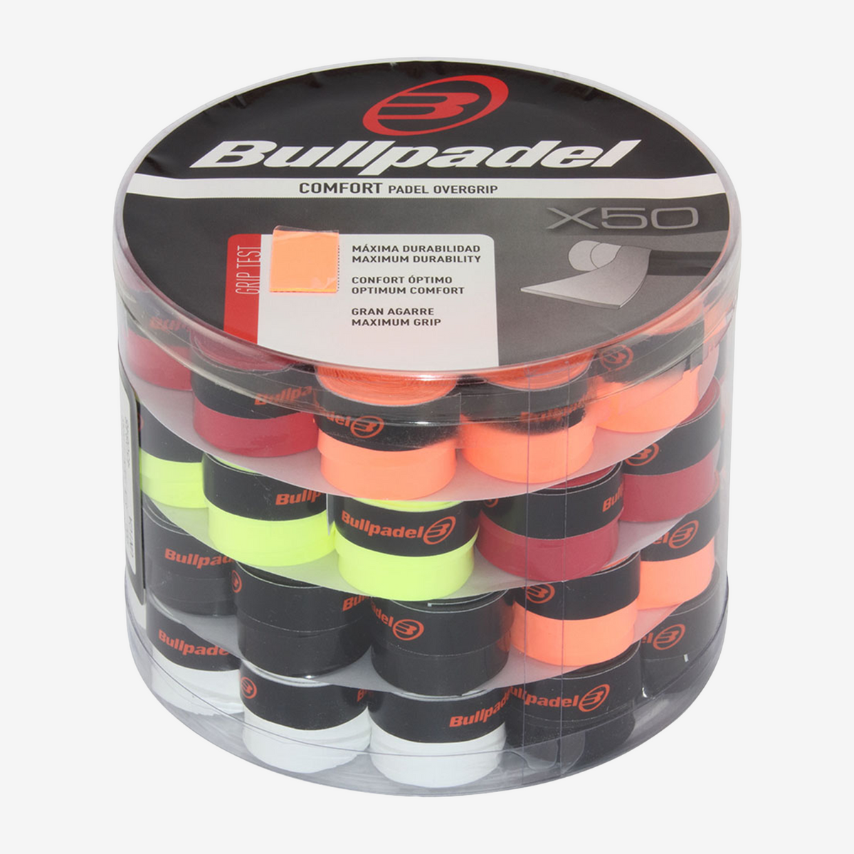 Bullpadel Assorted Overgrip Box (50 PCS)