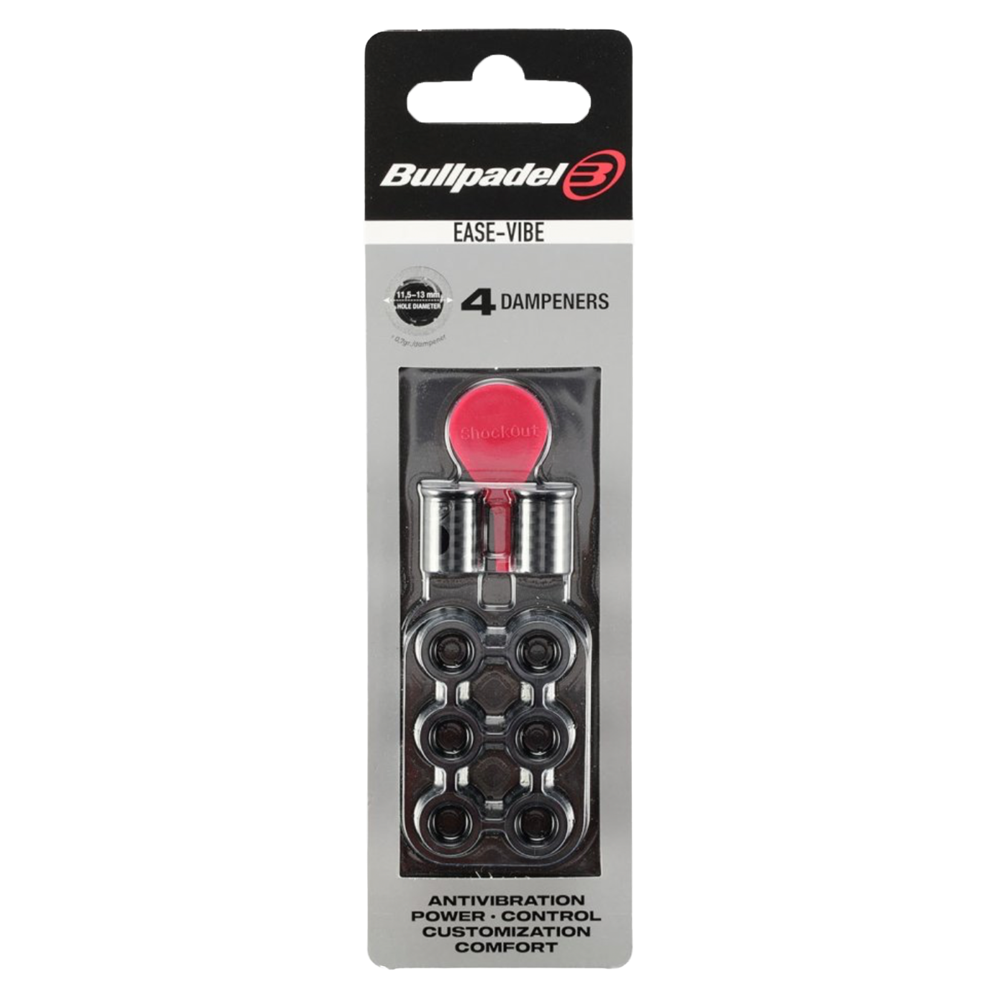 Bullpadel Ease Vibe Dampener Black