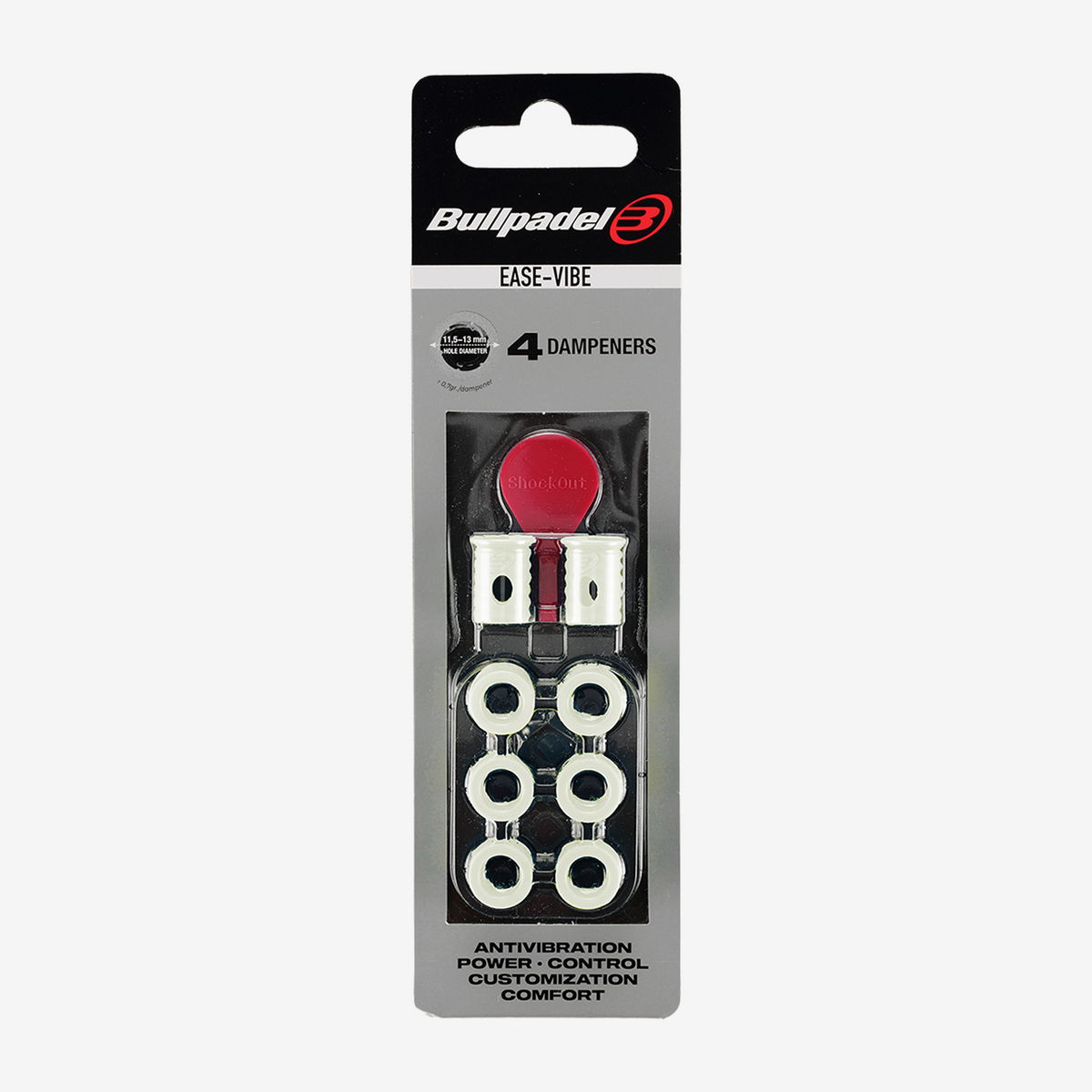 Bullpadel Ease Vibe Dampener White