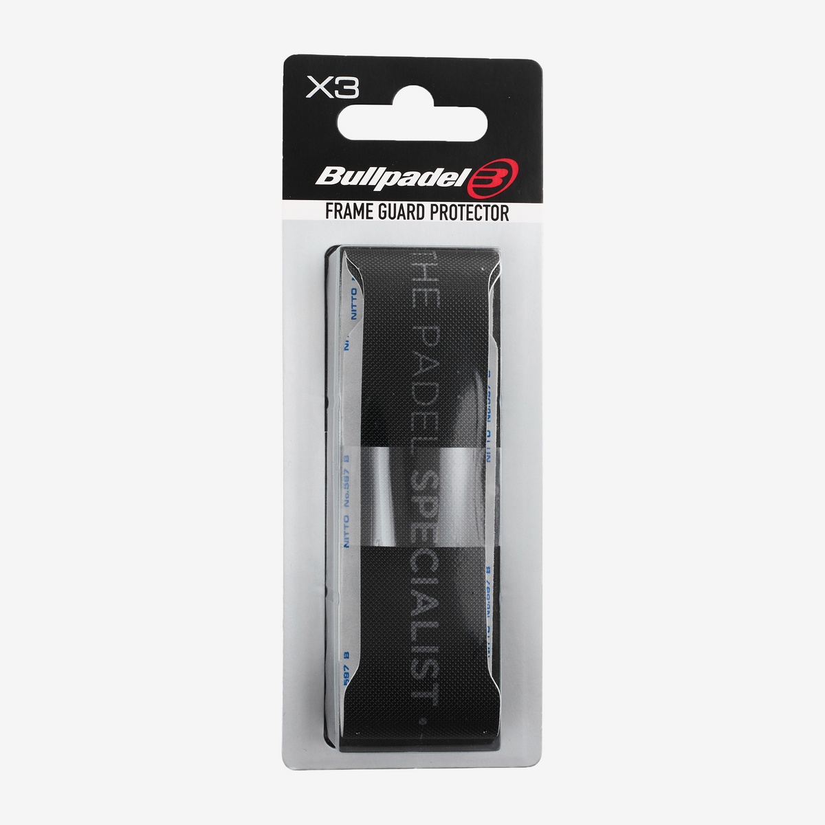 Bullpadel Frame Guard Protector (3 Pack) Black